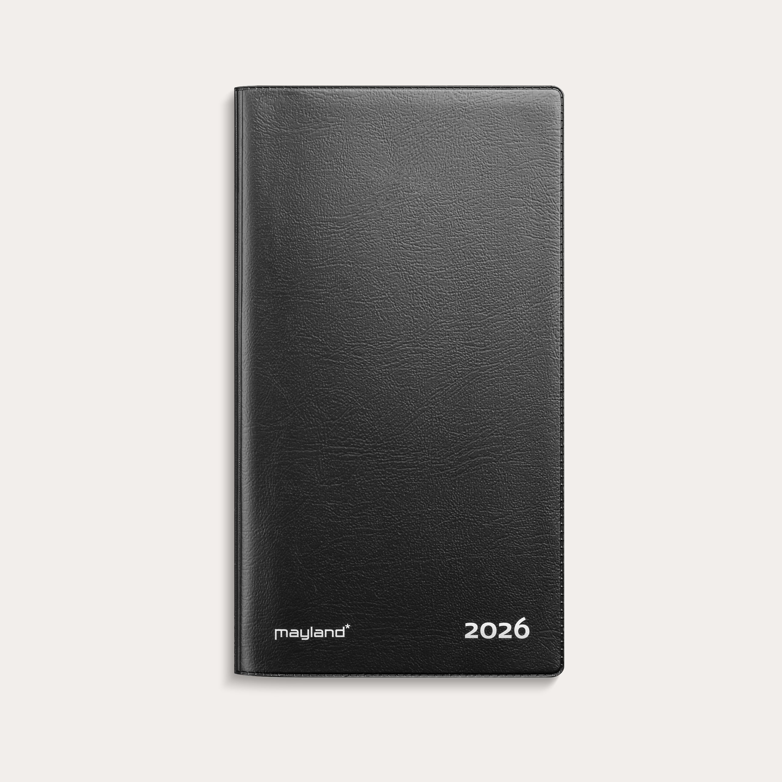 Index Planner månedskalender sort vinyl 2026