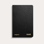 Lommekalender uge sort kunstskind indbundet 2026