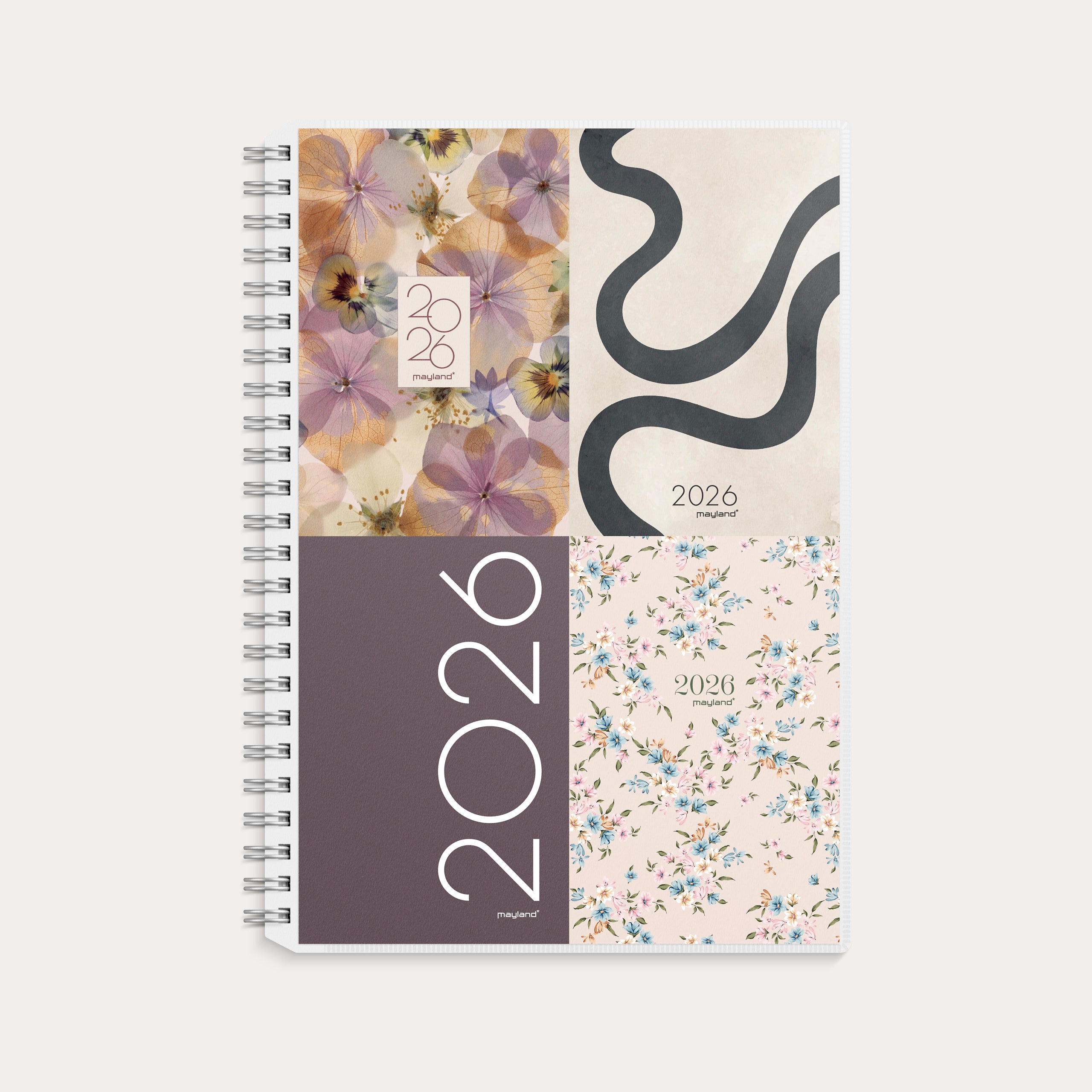 A5 ugekalender tværformat m/4 illu. 2026