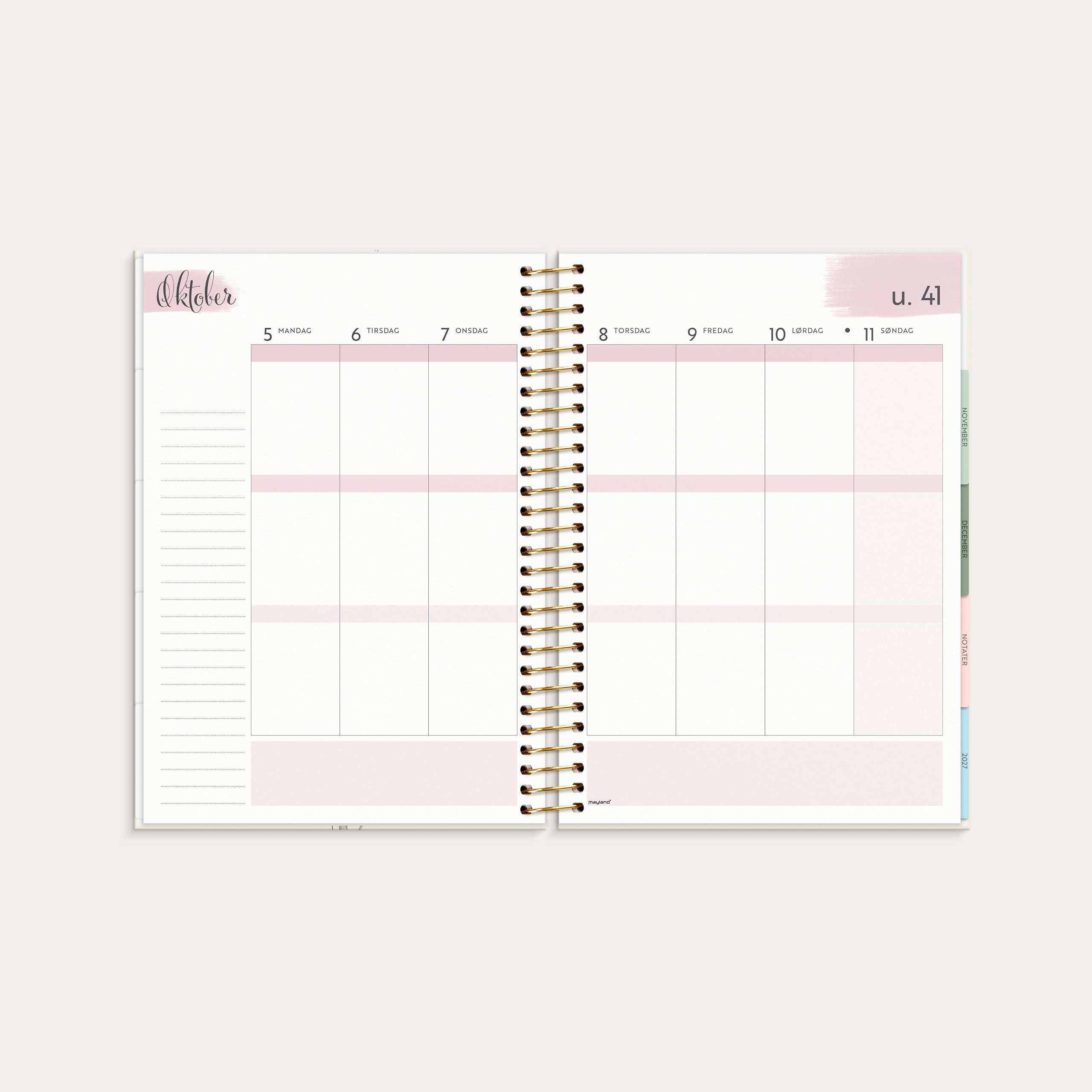 Life Organizer ugekalender 2026