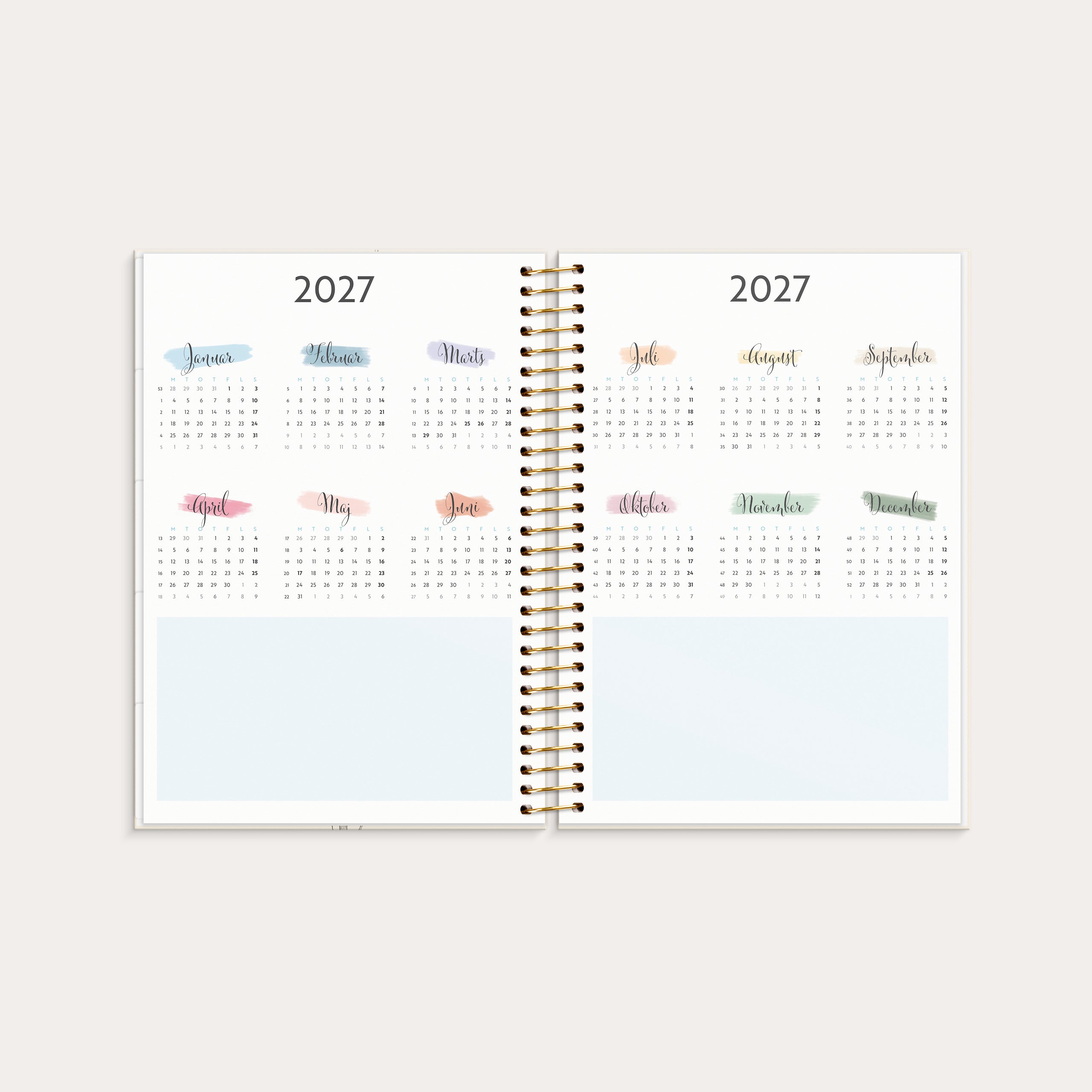 Life Organizer ugekalender 2026