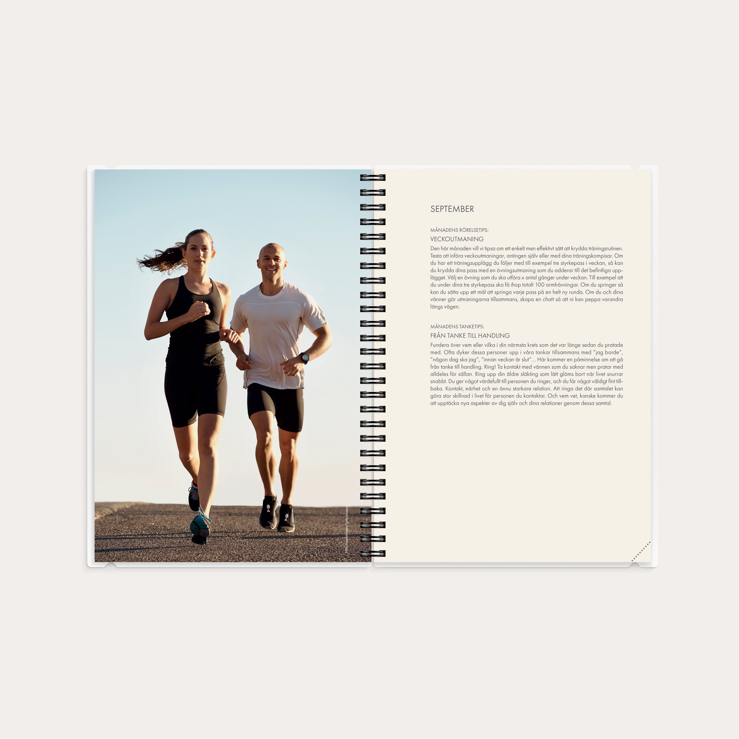 Kalender 2026 Träningskalendern A5 2i1