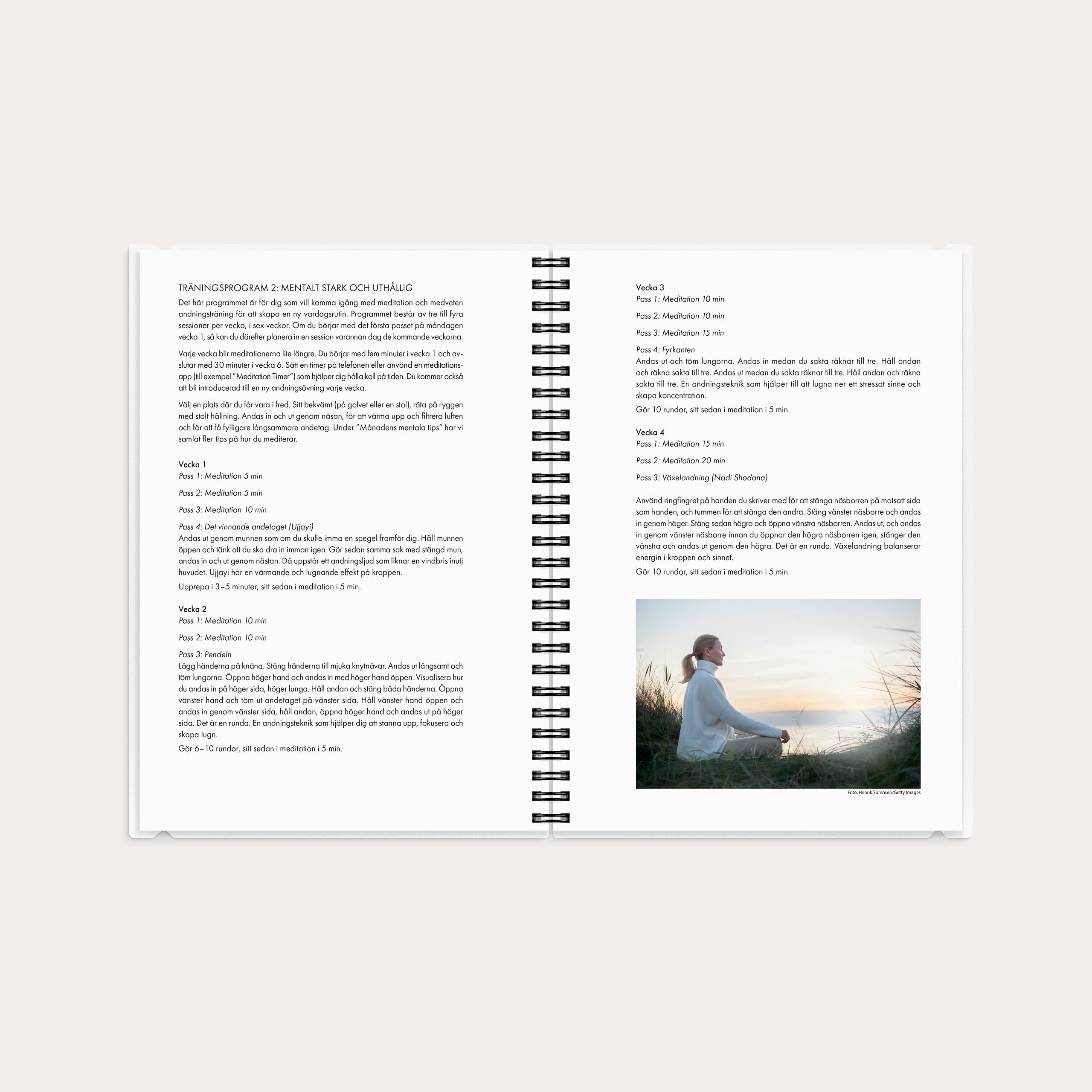 Kalender 2026 Träningskalendern A5 2i1