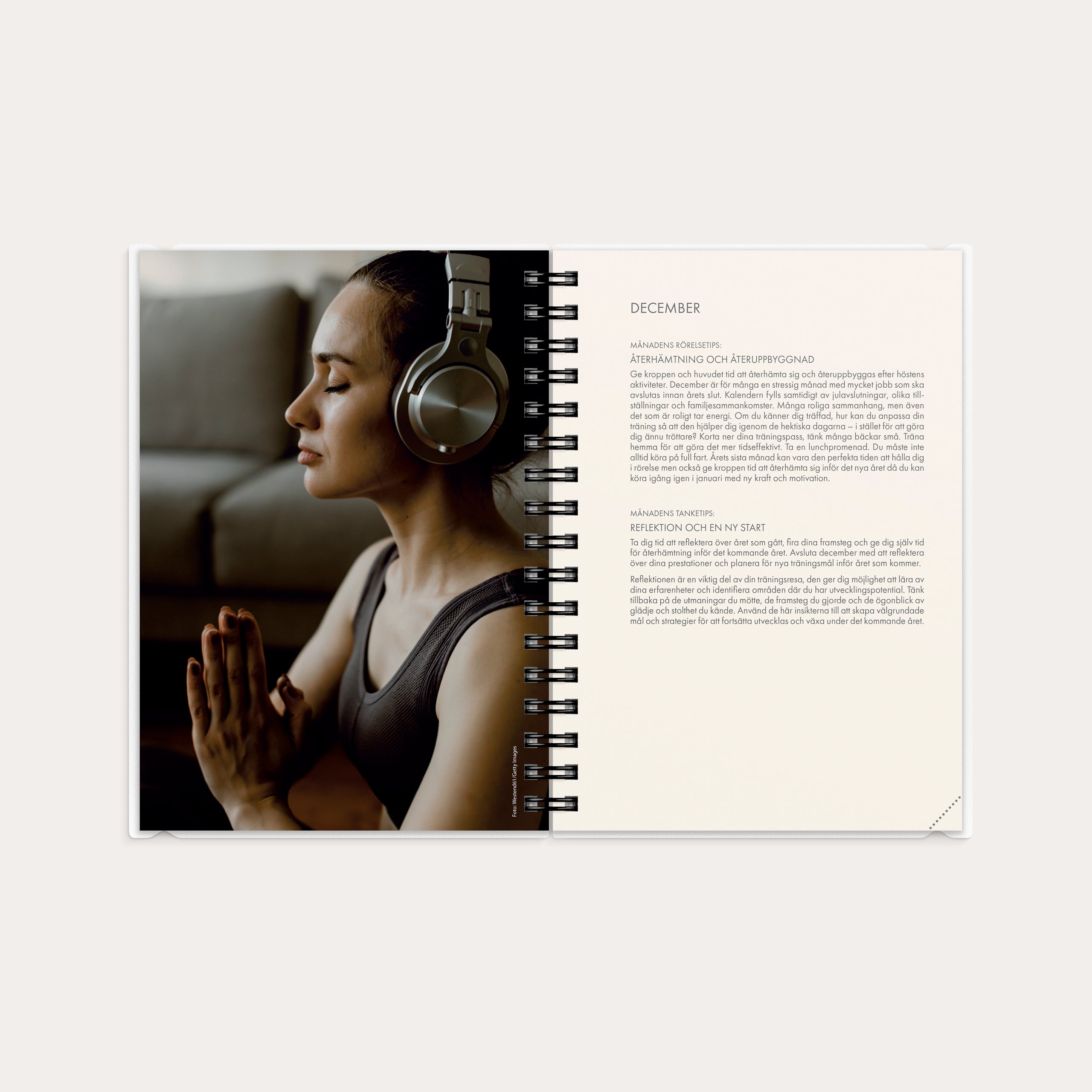 Kalender 2026 Träningskalendern A6 2i1