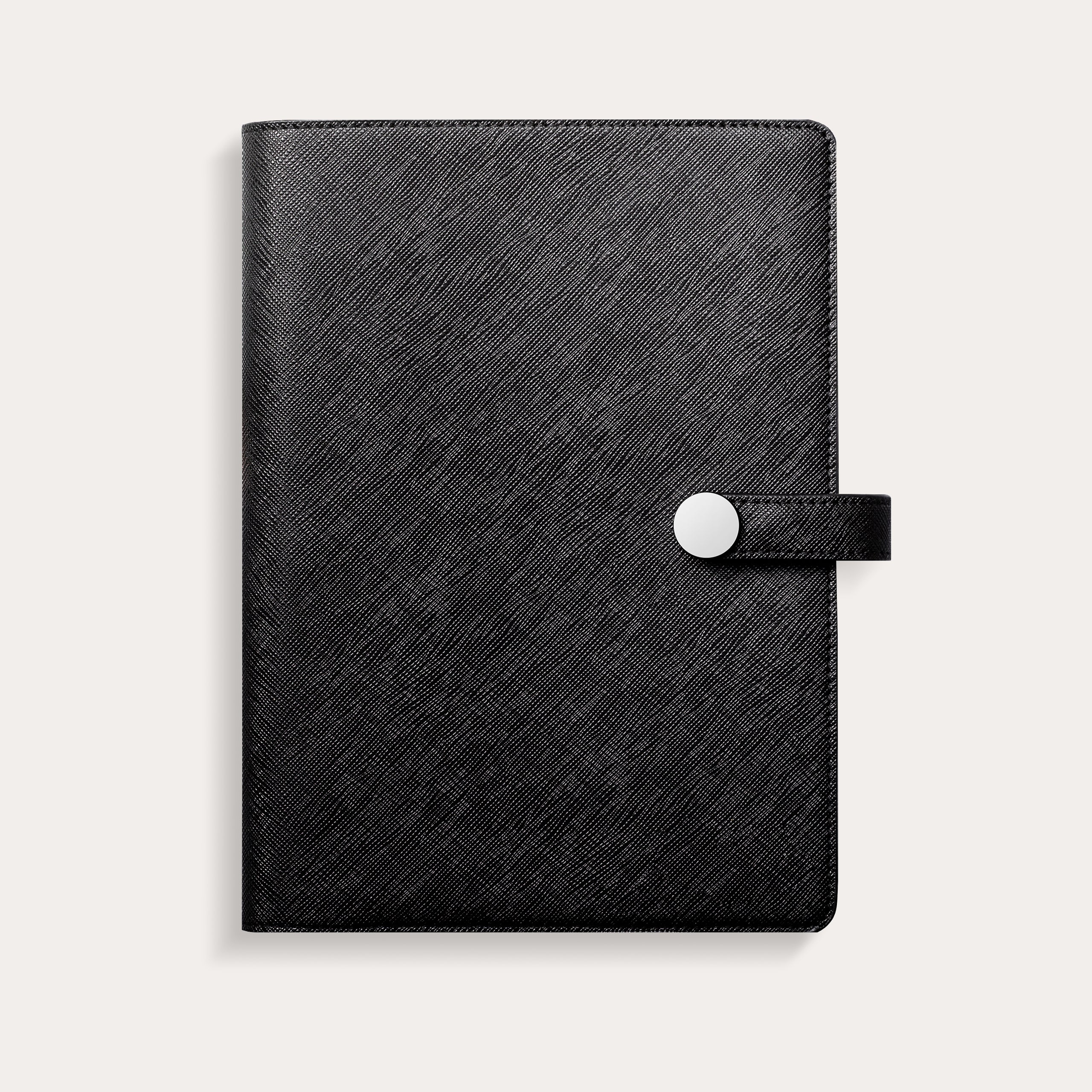 Kalender 2026 Diplomat svart konstläder Tora