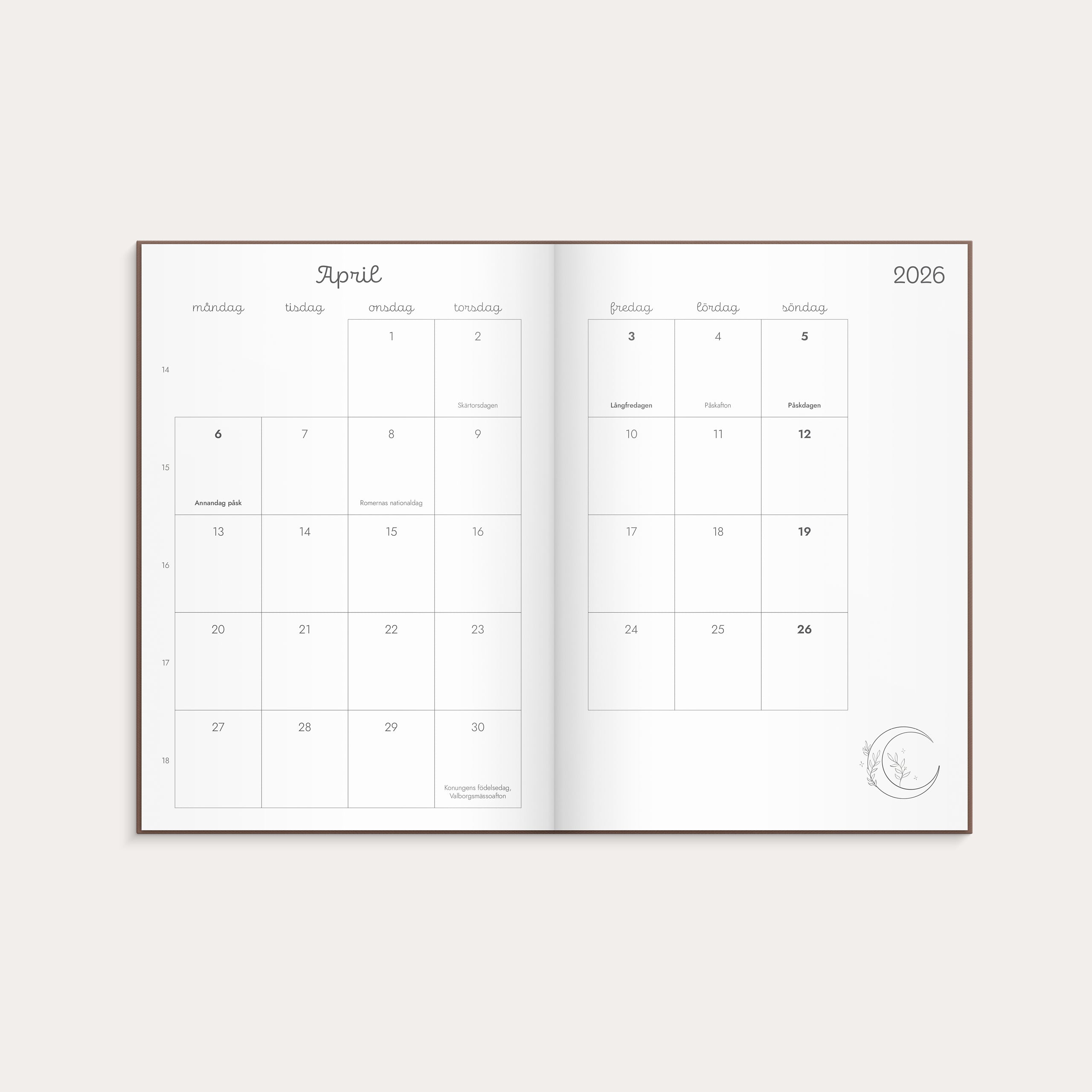 Kalender Doodle 2026 inbunden