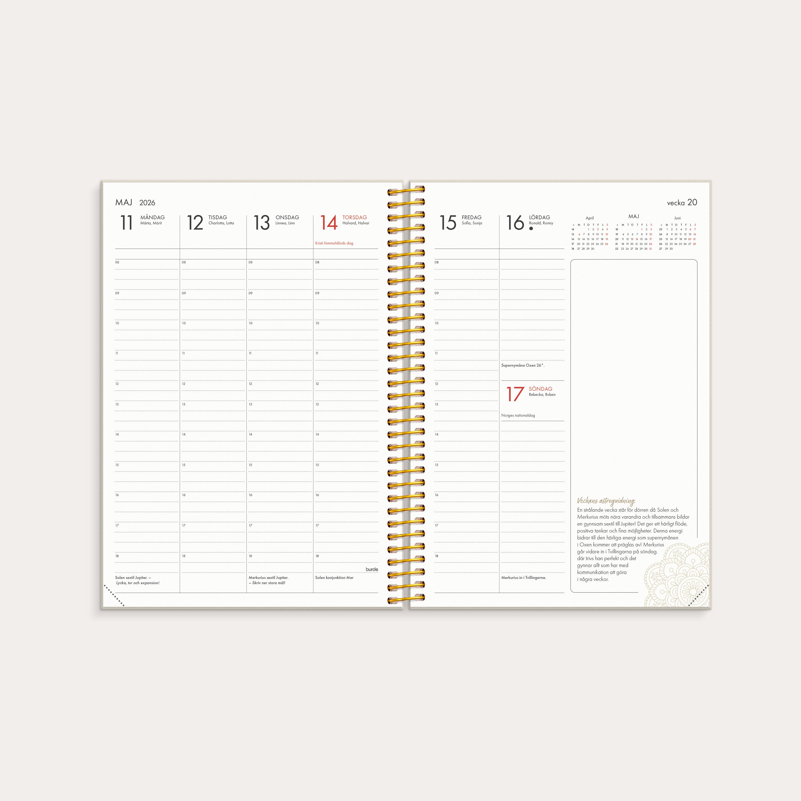 Kalender 2026 Astrologikalendern