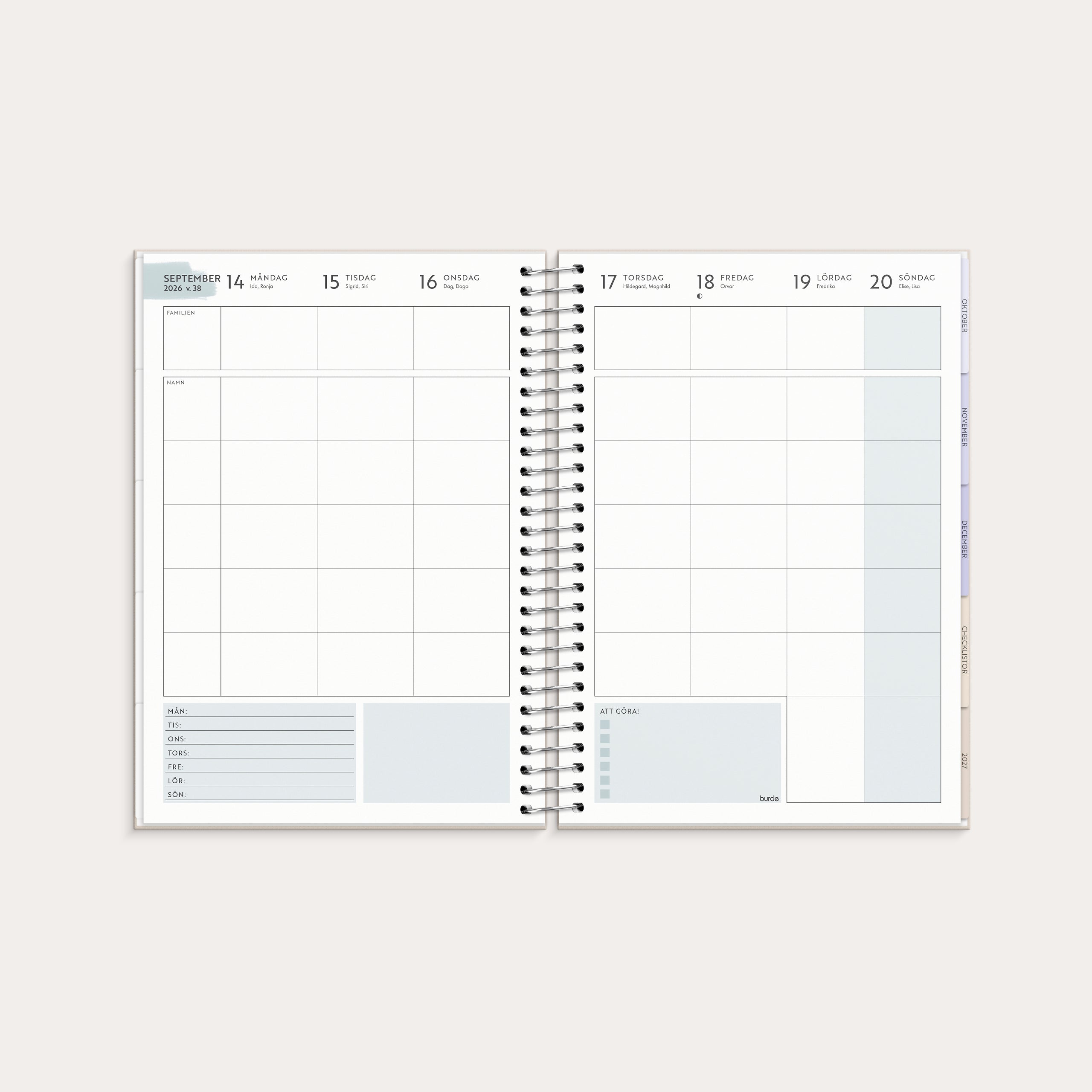 Life Organizer A5 Family 2026