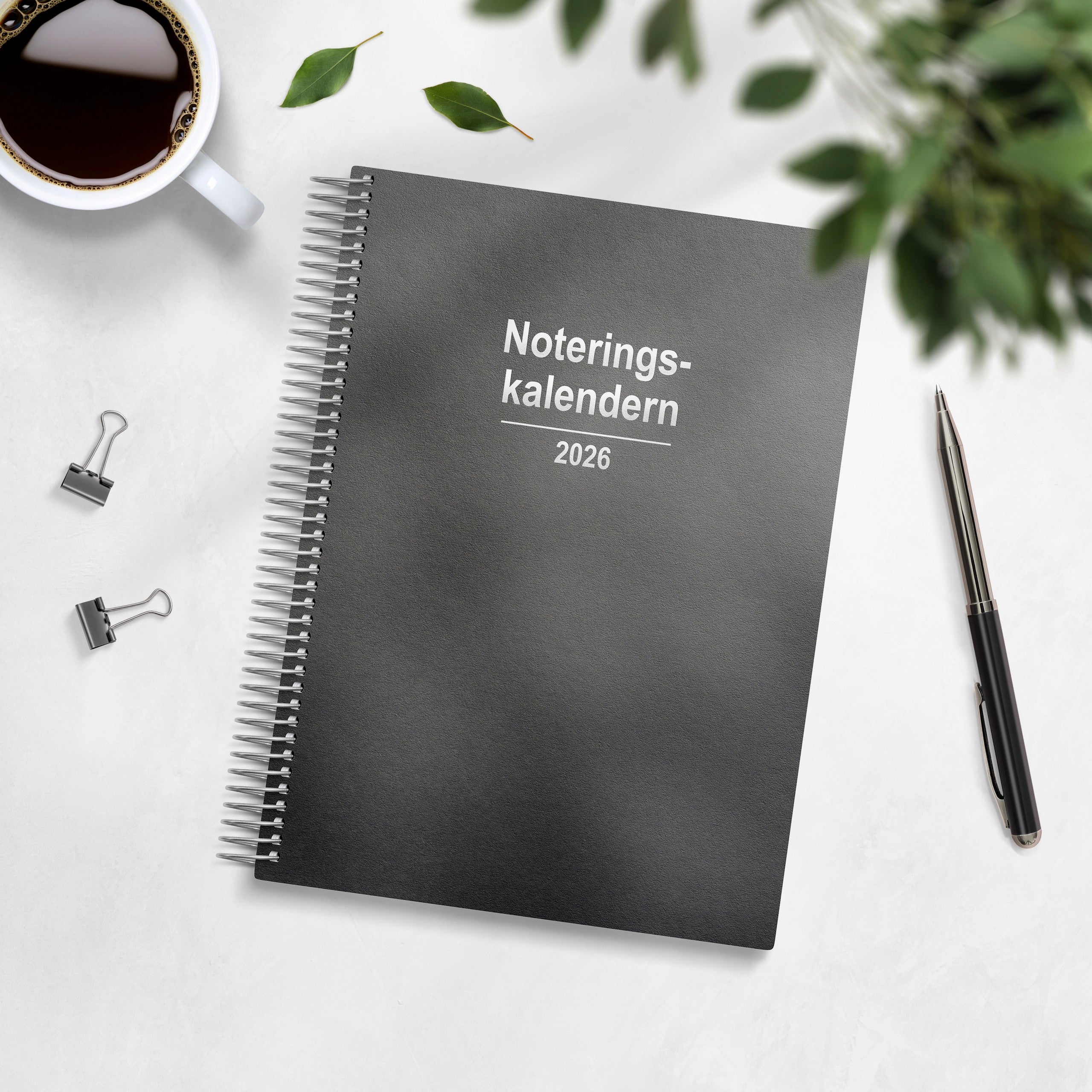 Kalender 2026 Noteringskalendern refill
