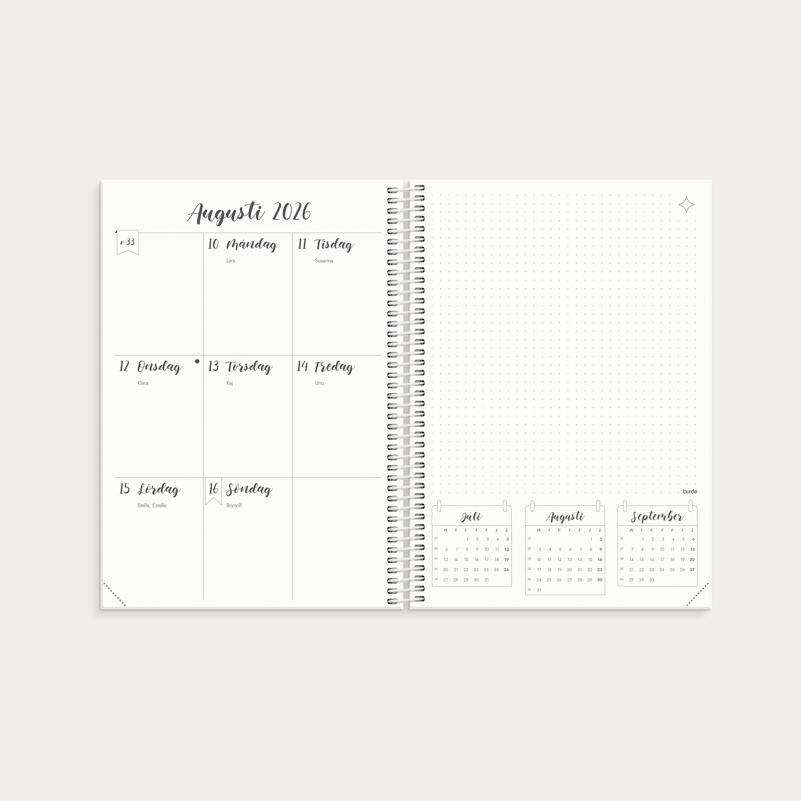 Kalender Doodle B5 2026