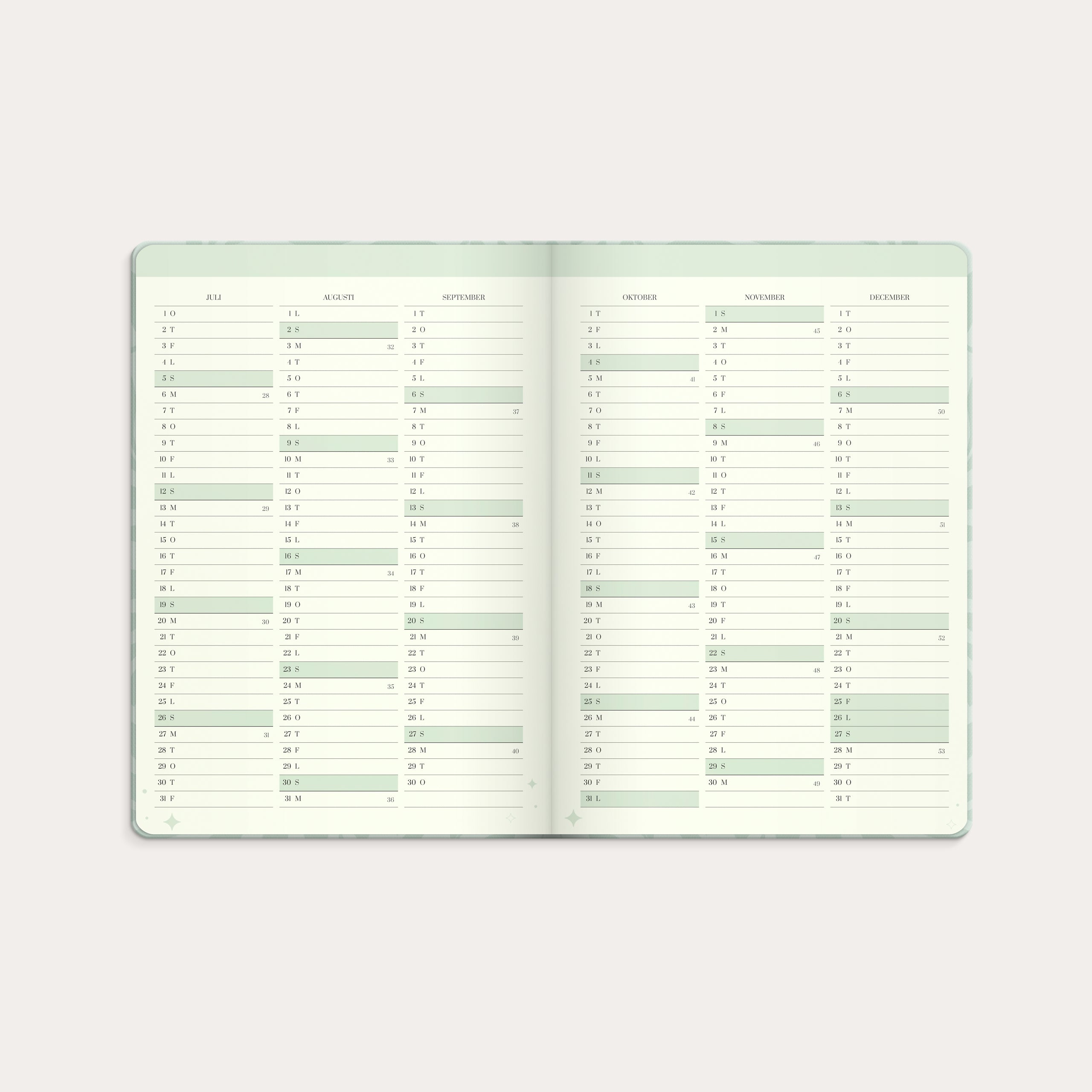 Kalender 2026 Life Planner Dream & Do