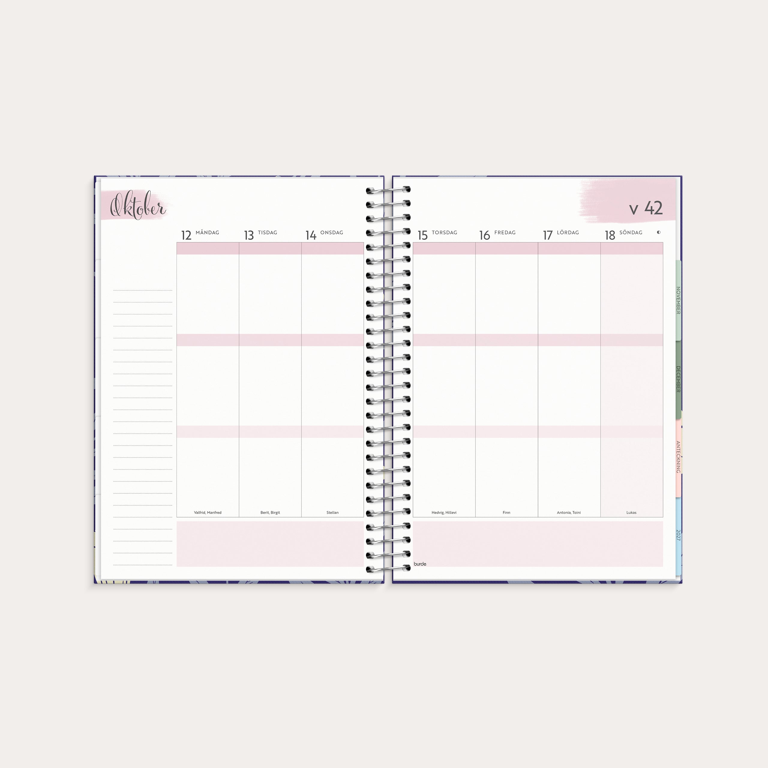 Life Organizer 2026 blå