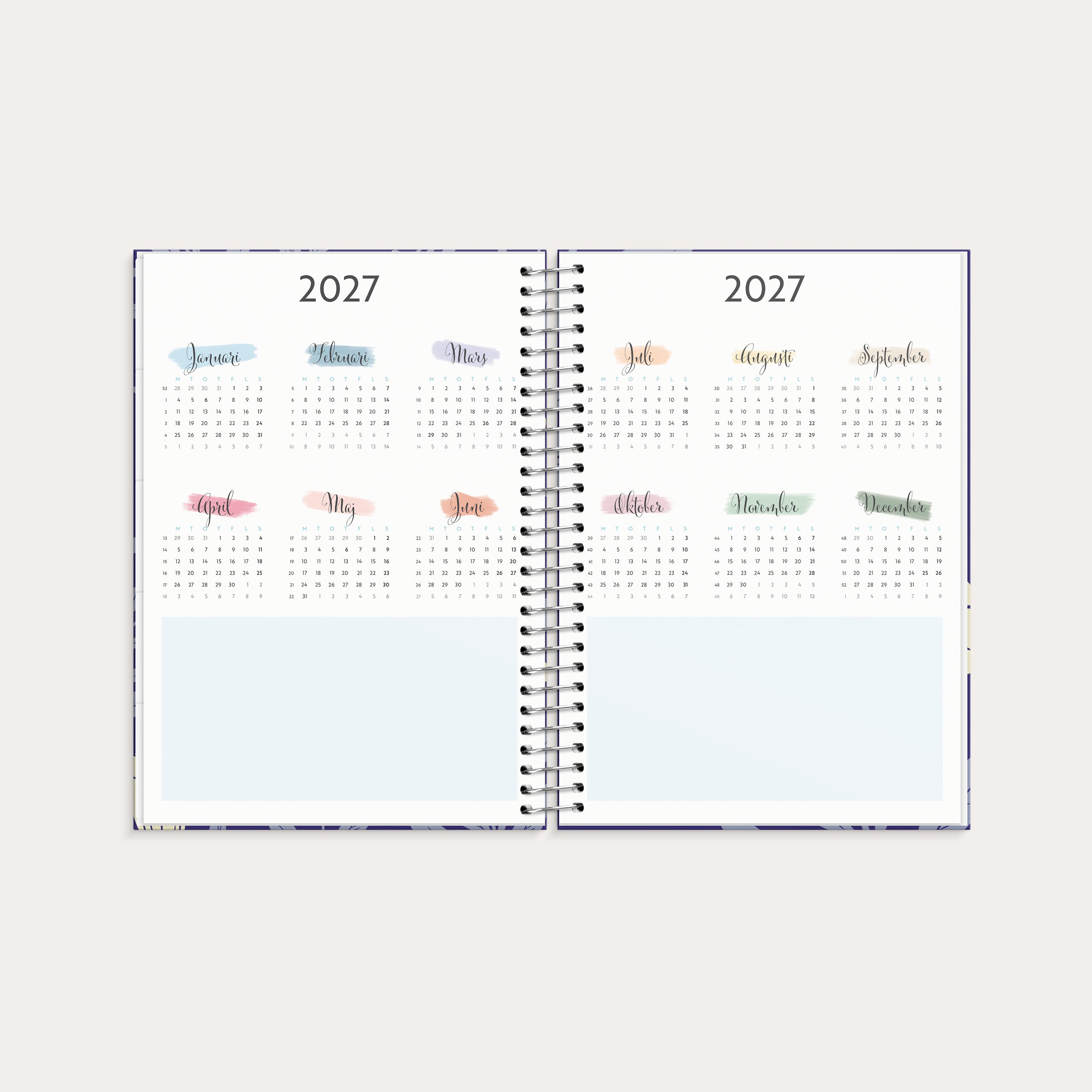 Life Organizer 2026 blå