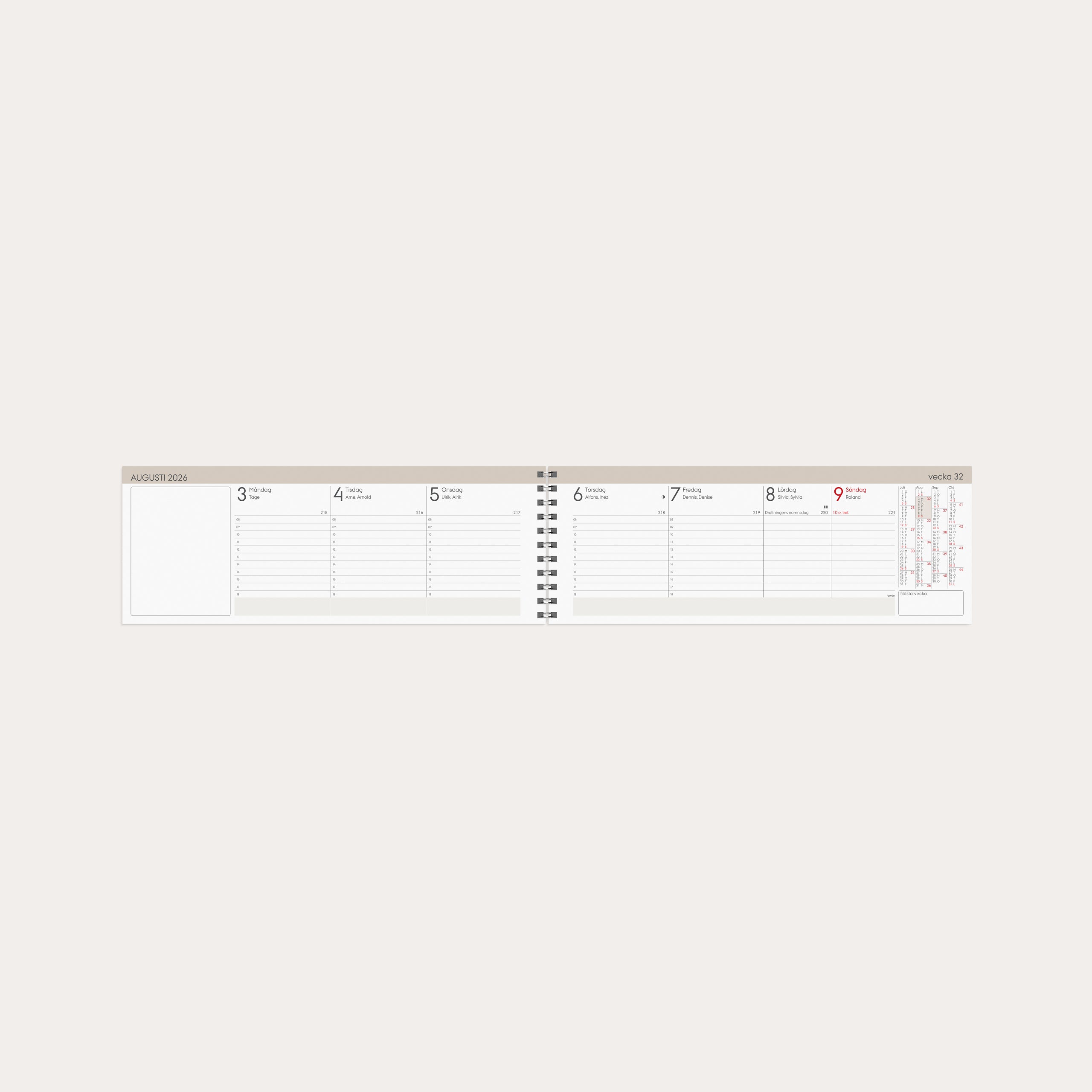 Kalender 2026 Stor Plankalender Trend
