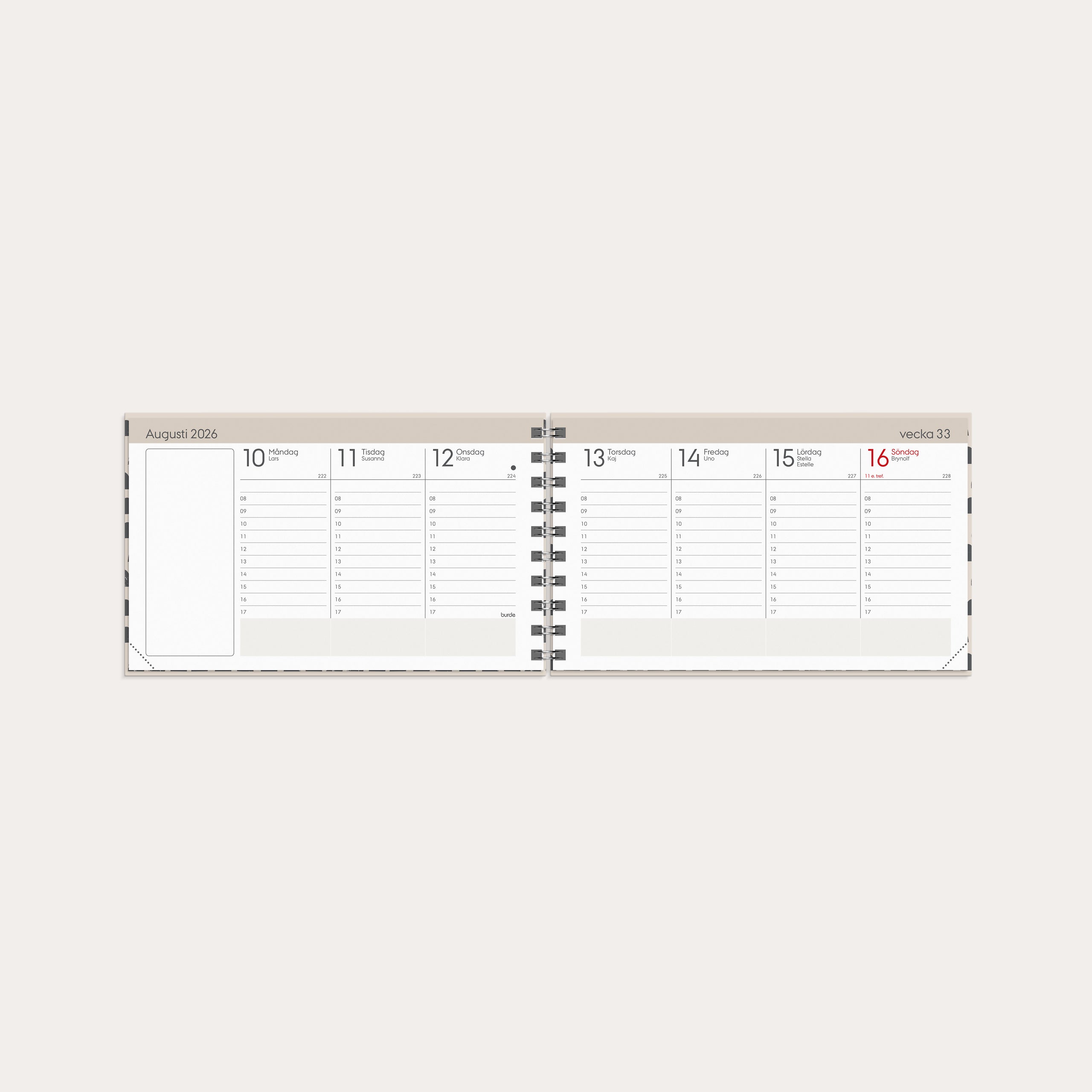 Kalender 2026 Veckokalendern Trend