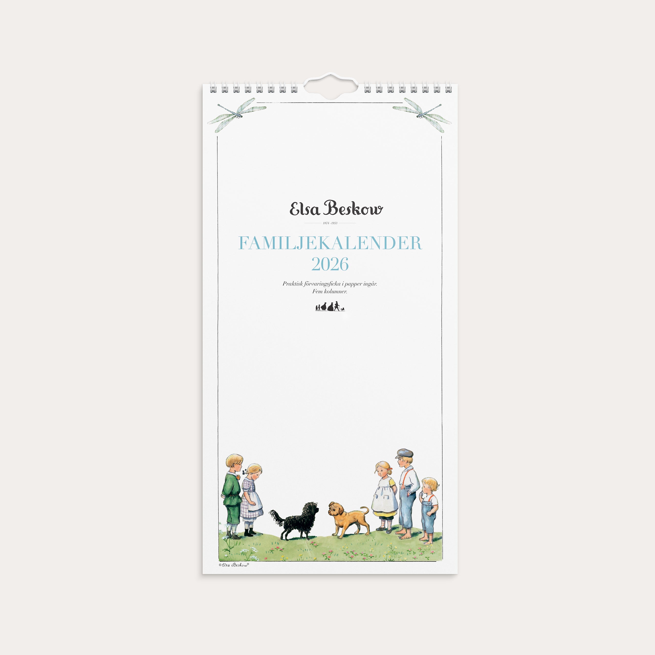 Familjekalender 2026 Elsa Beskow