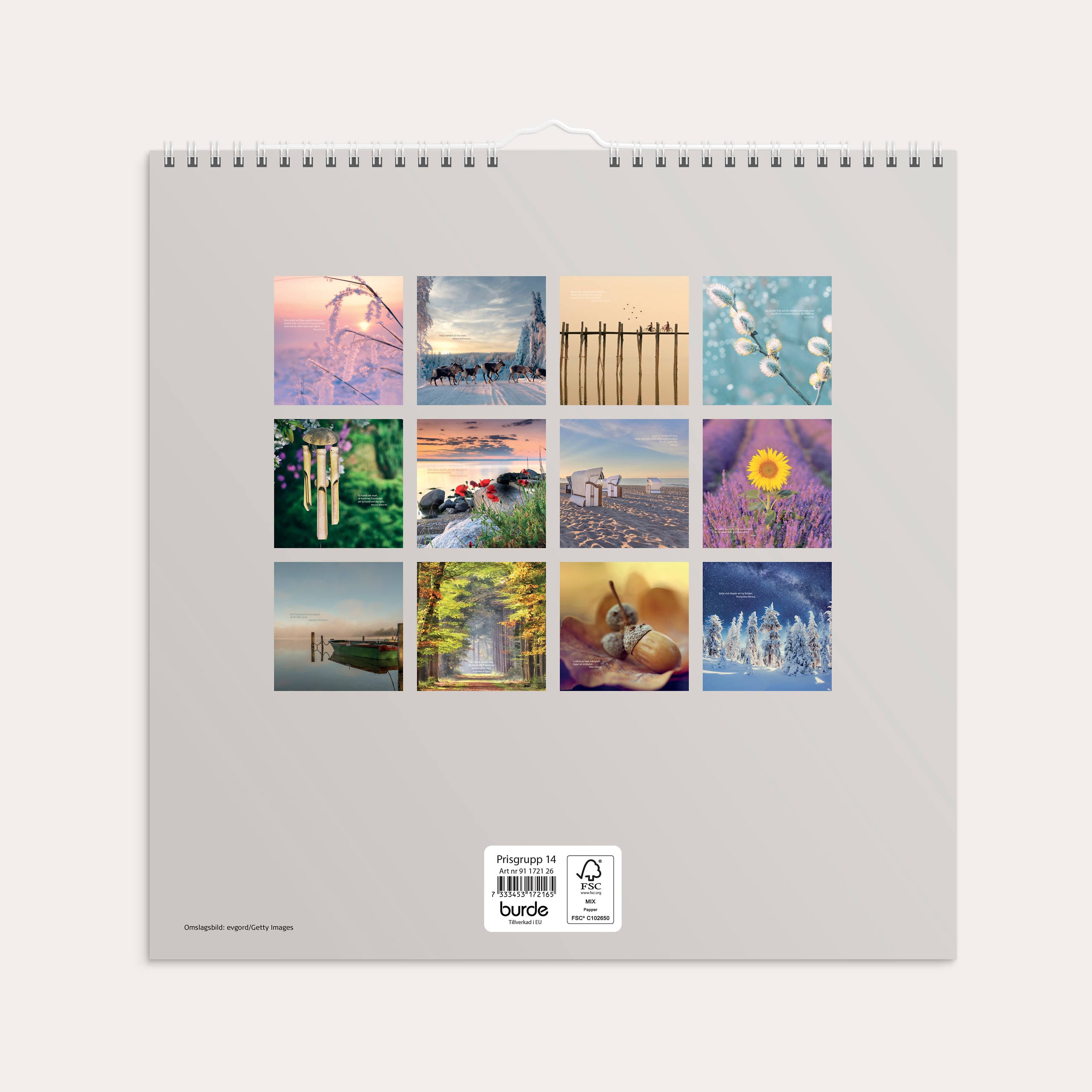 Väggkalender 2026 Carpe Diem