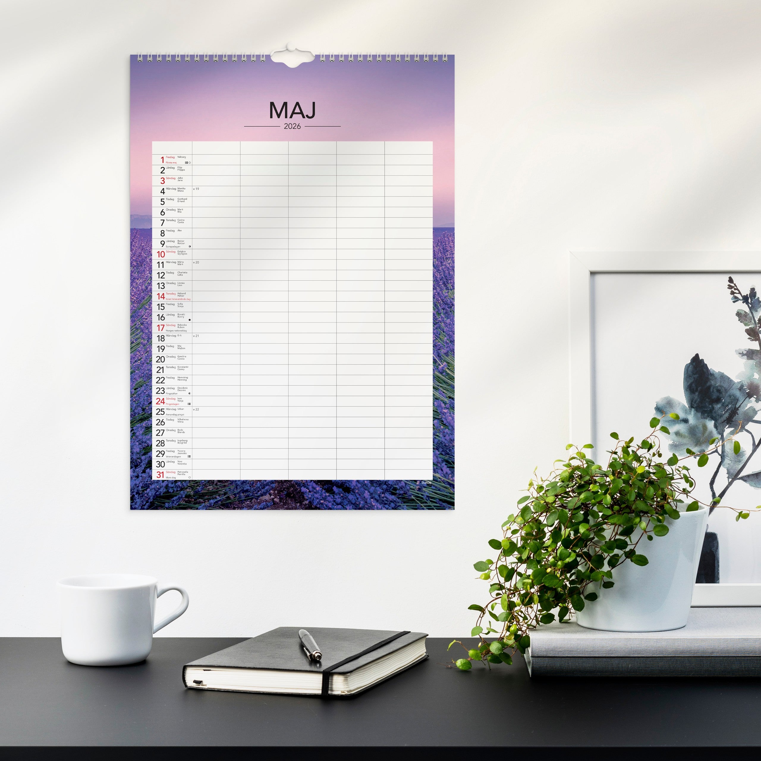 Familjekalender 2026 Seasons