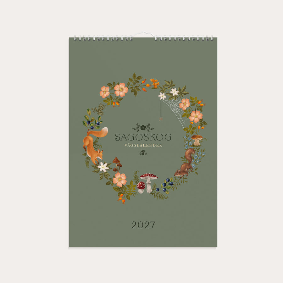 Väggkalender 2027 Sagoskog
