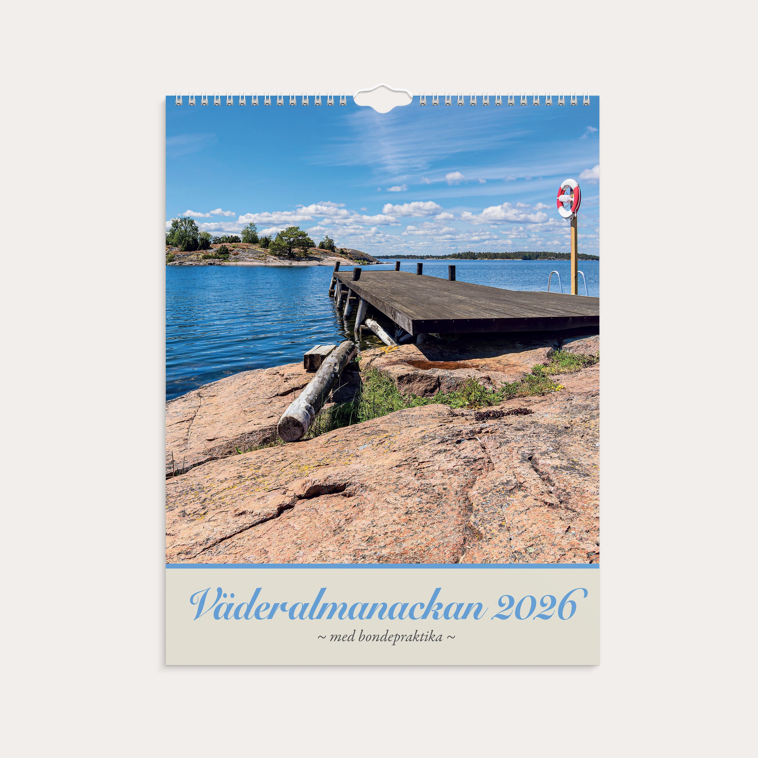 Väggkalender 2026 Väderalmanackan