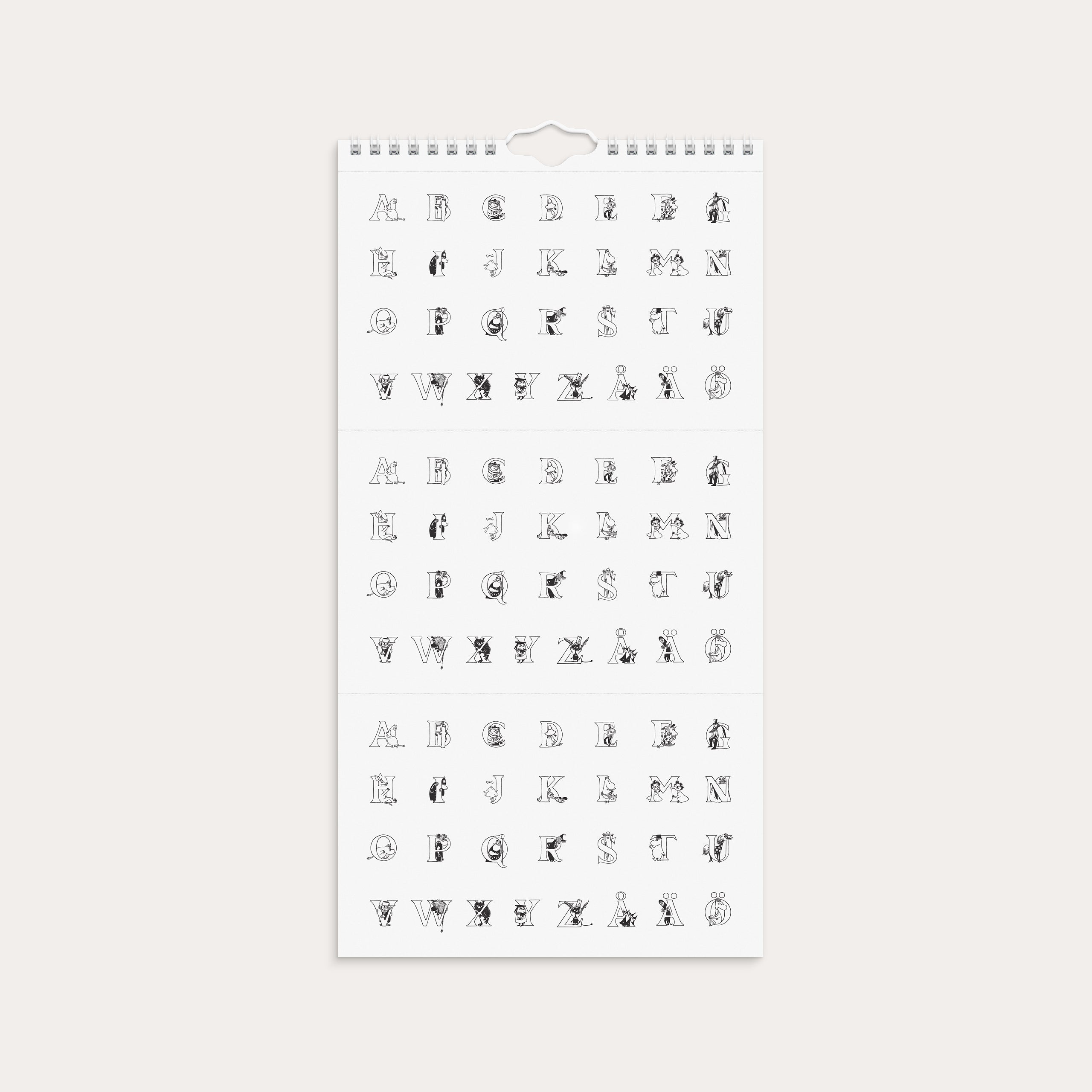 Familjekalender 2026 Mumin