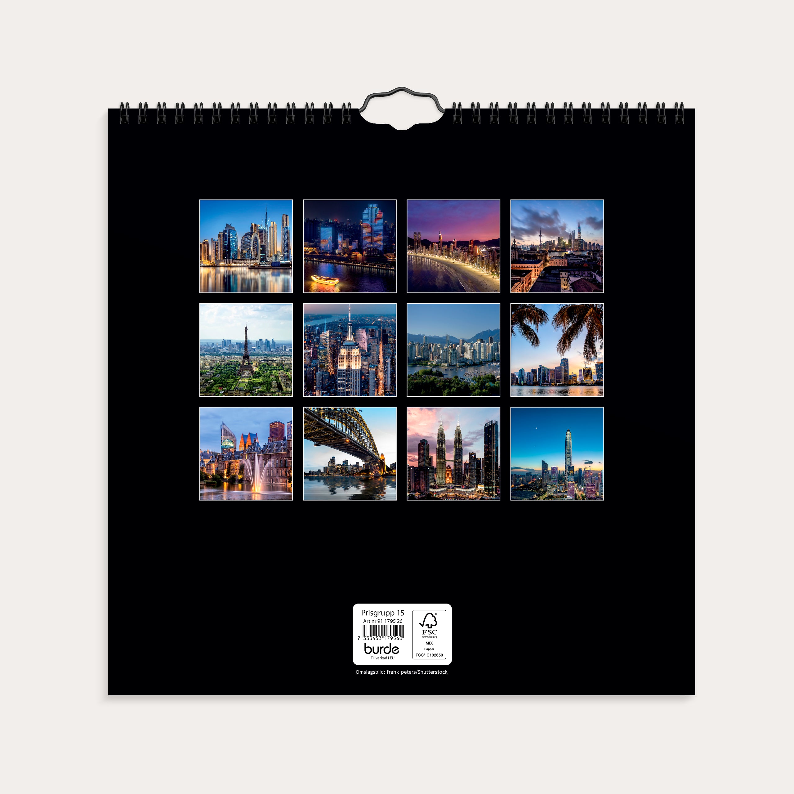 Väggkalender 2026 Skylines