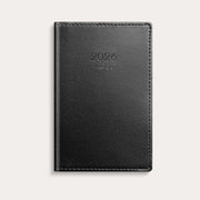 Kalender 2026 Prestige svart skinn