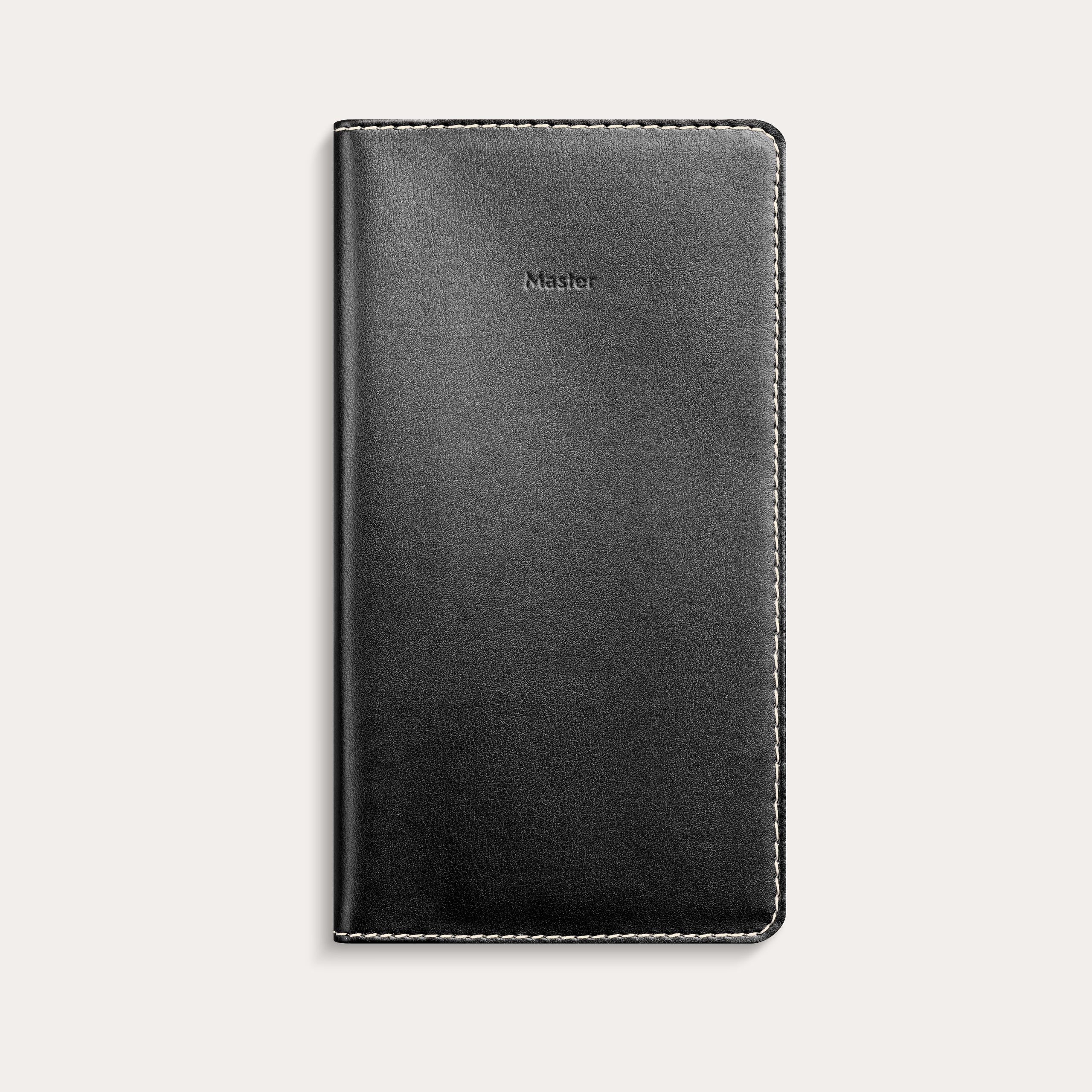 Kalender 2026 Master svart konstläder