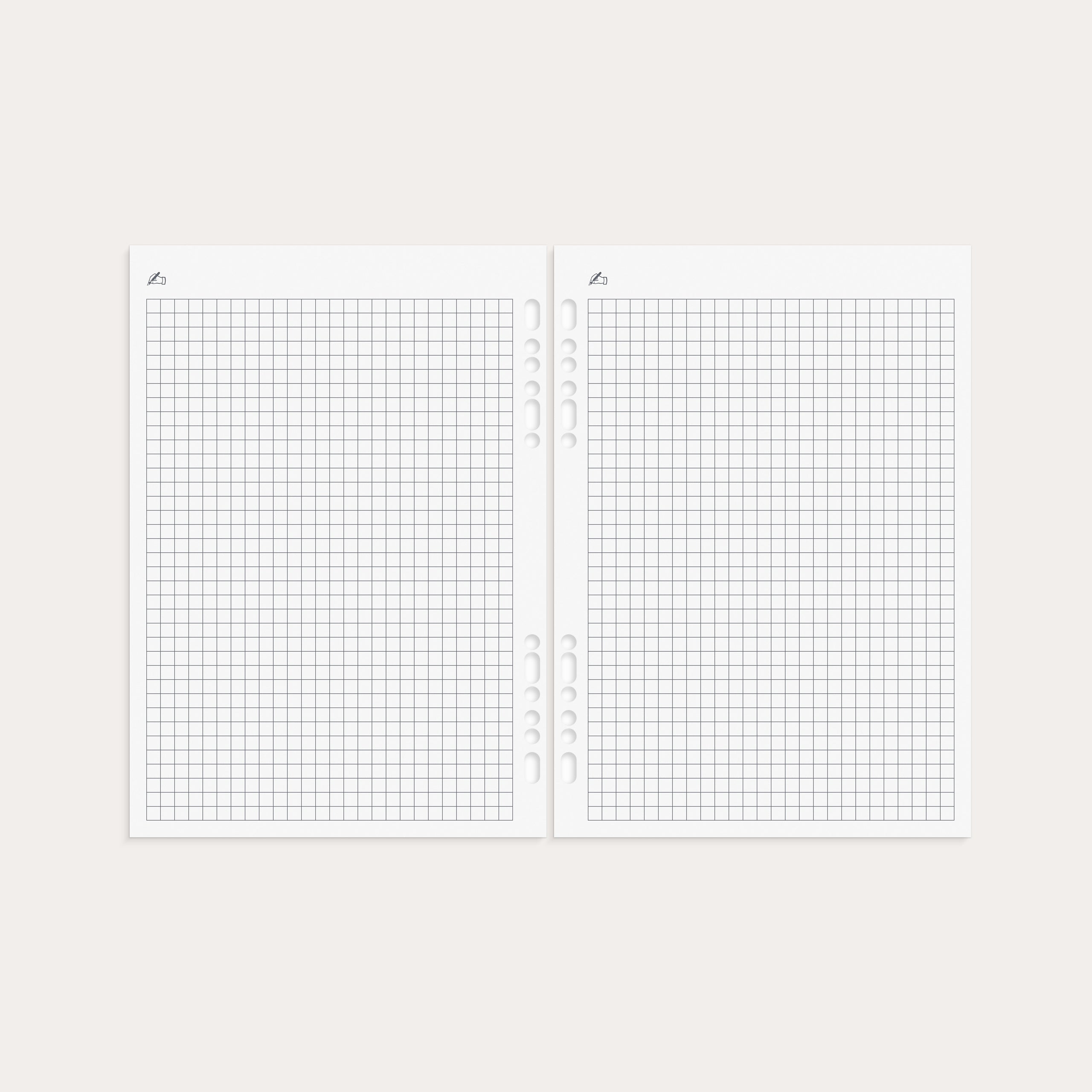 Business Systemkalender A5 2026 brunt skinn