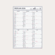Väggkalender 2026 Årsplan