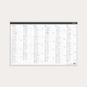 Väggkalender 2026 Väggblad Elegant 600x400mm