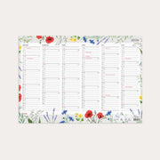 Väggkalender 2026 Väggblad Blomster