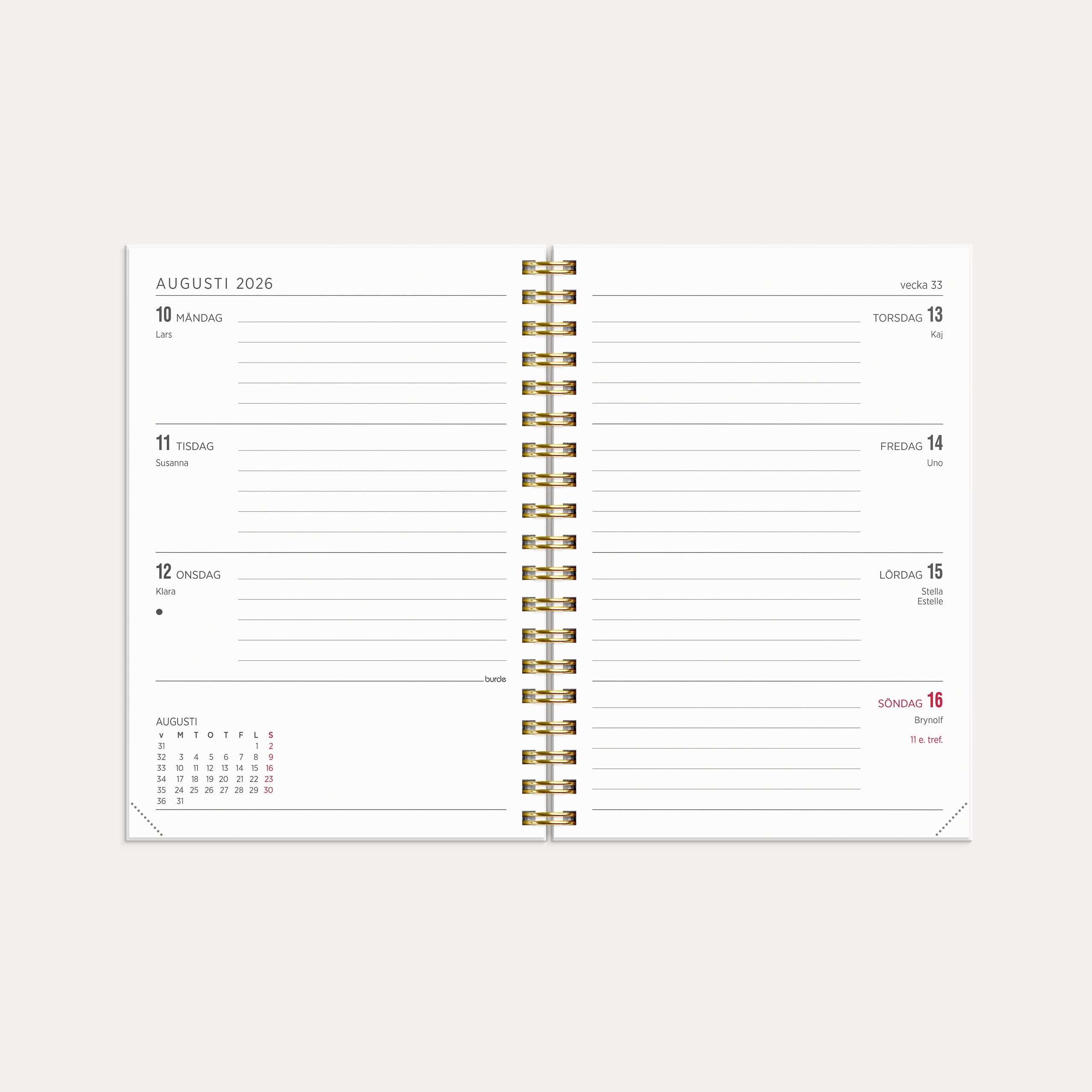 Kalender 2026 Senator A6 Star