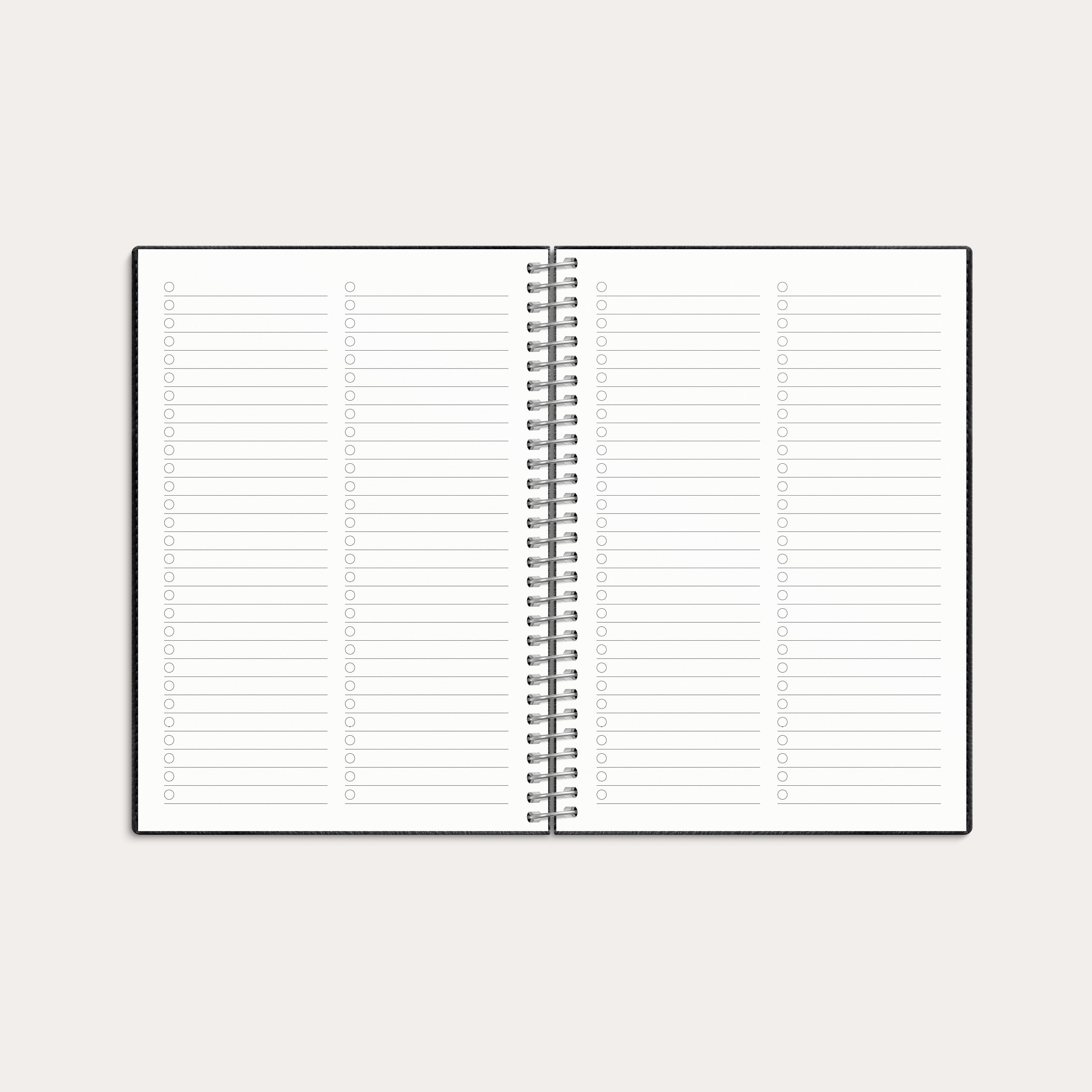 Kalender 2026 Senator A6 Twist svart