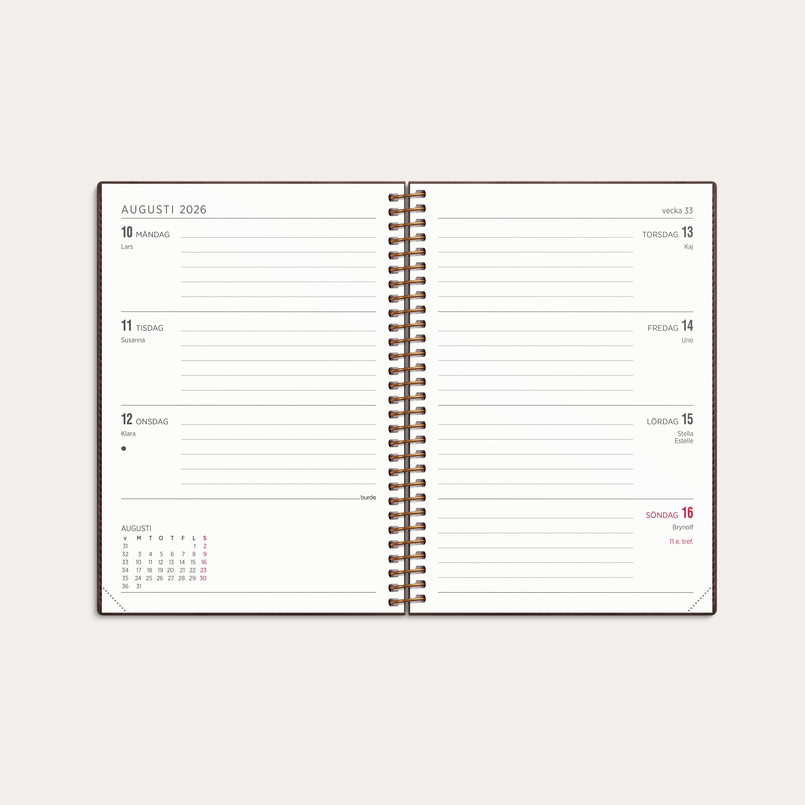 Kalender 2026 Senator A6 Twist brun