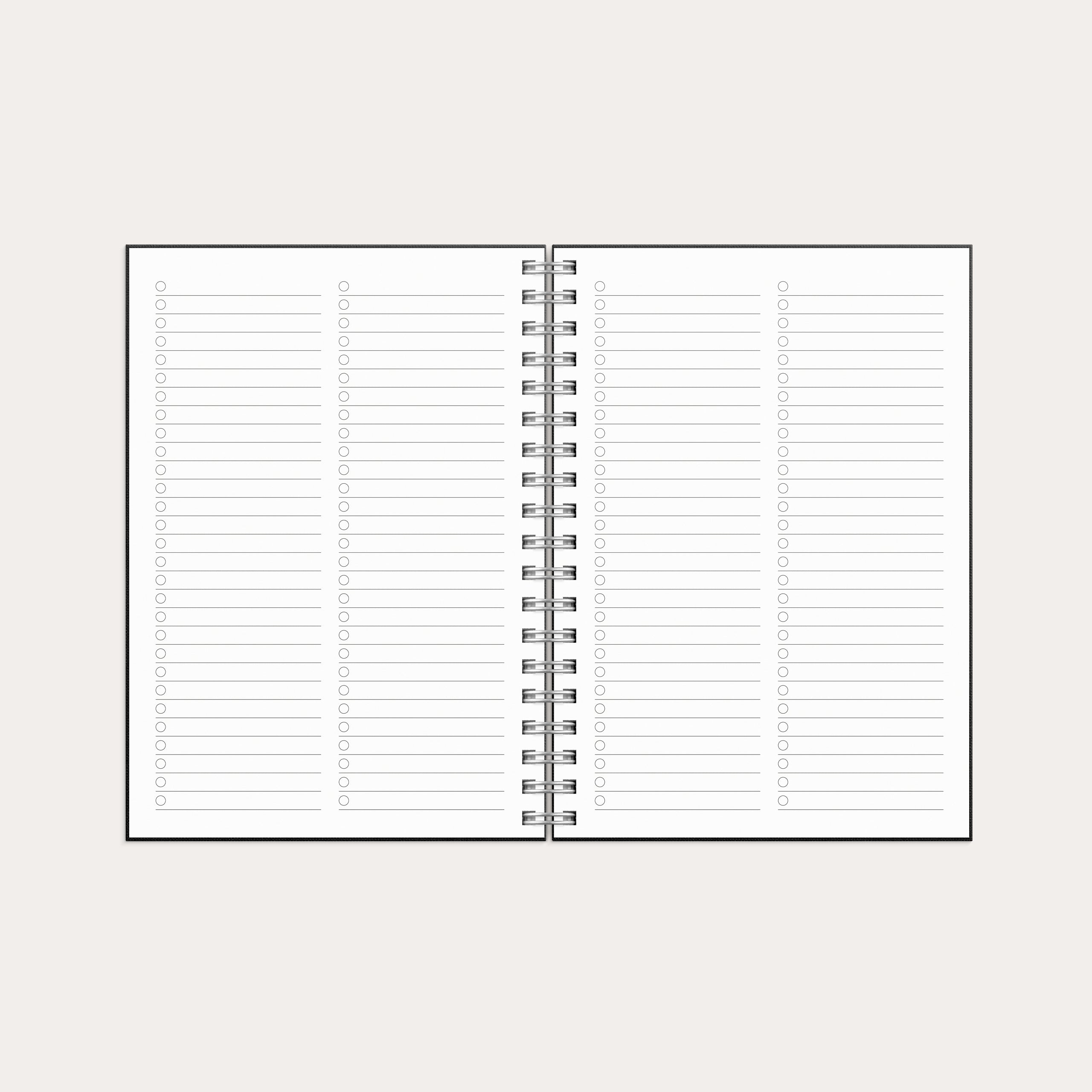 Kalender 2026 Senator A6 Textile svart