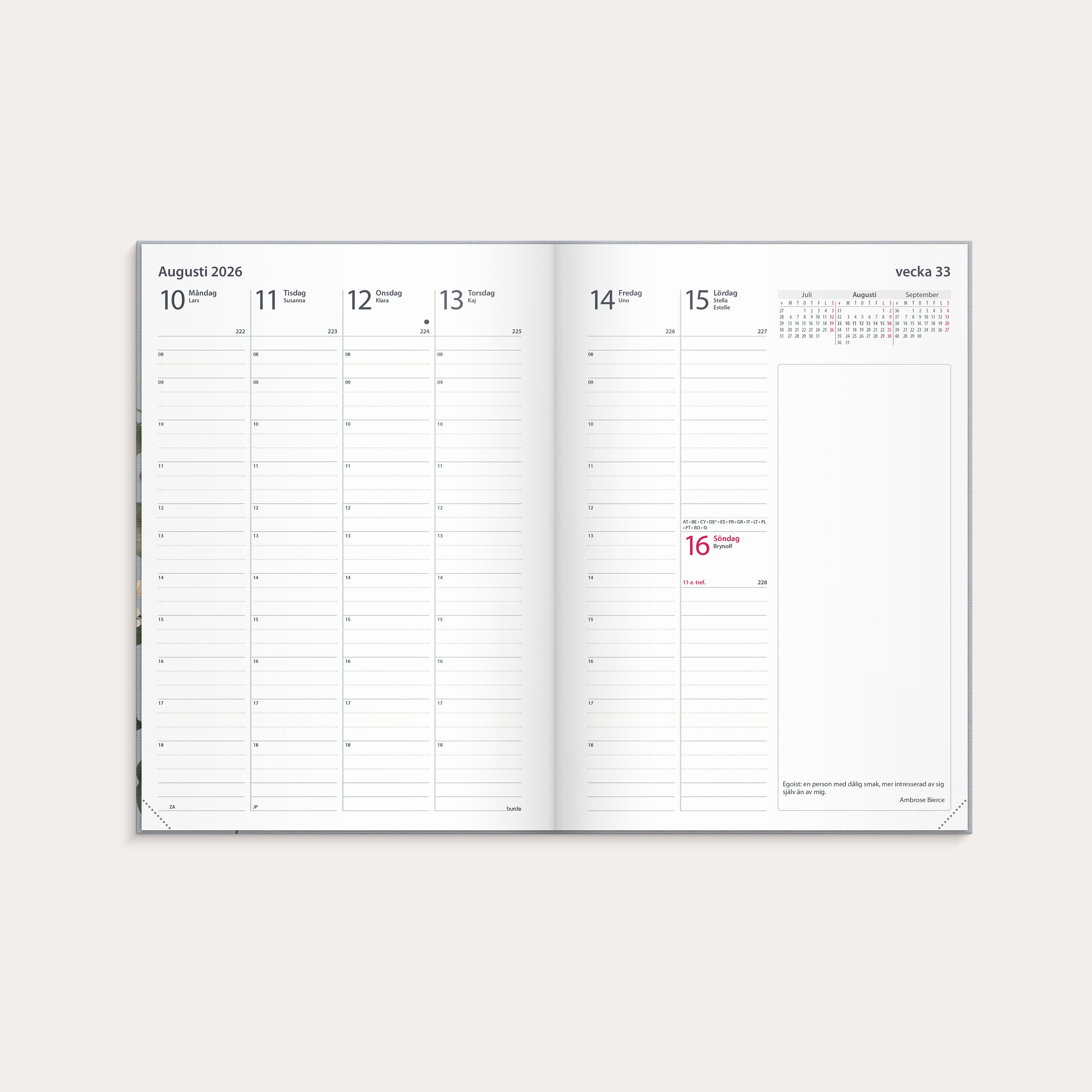Kalender 2026 Business Flora