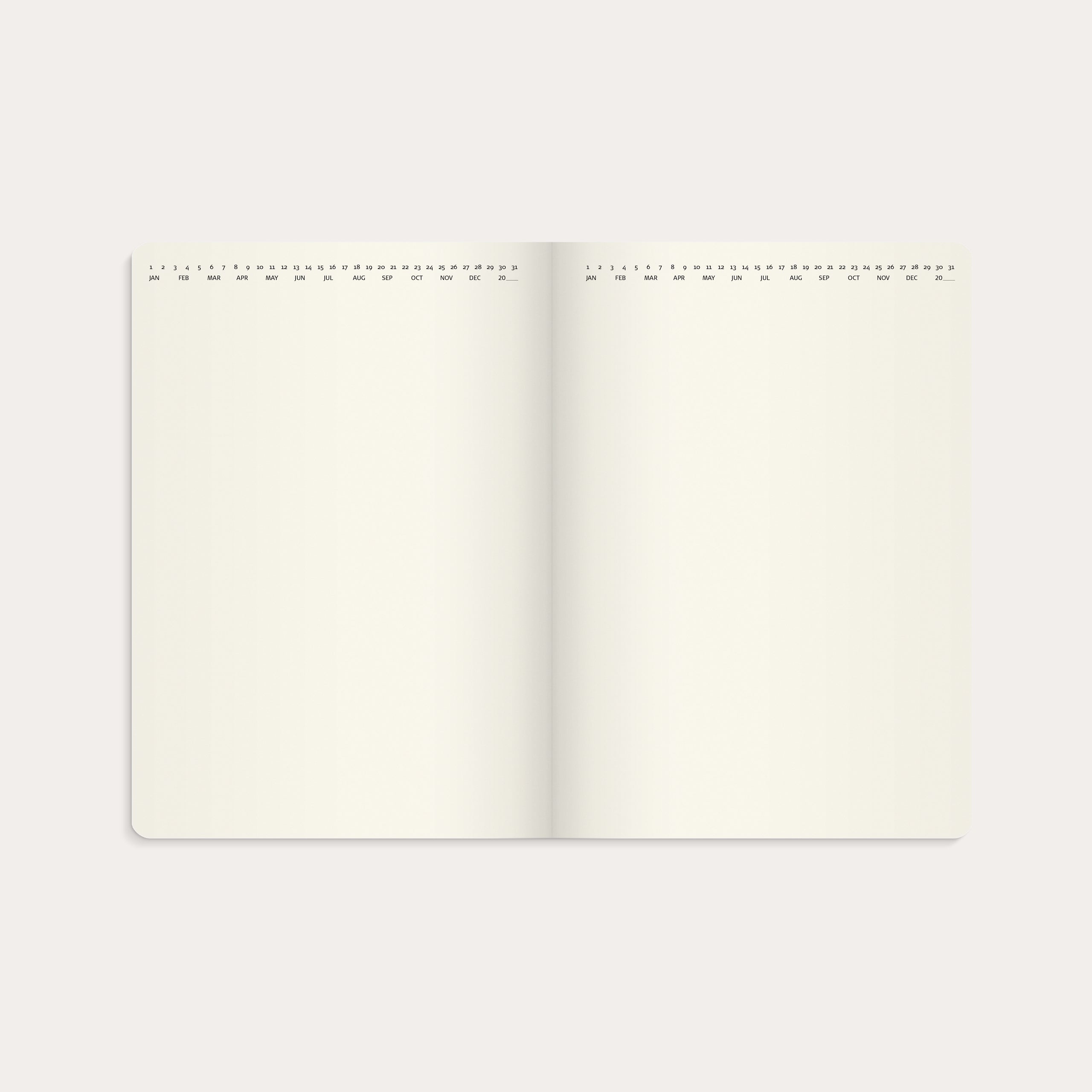 Kalender 2026 Stor Veckokalender Forma Deluxe brun