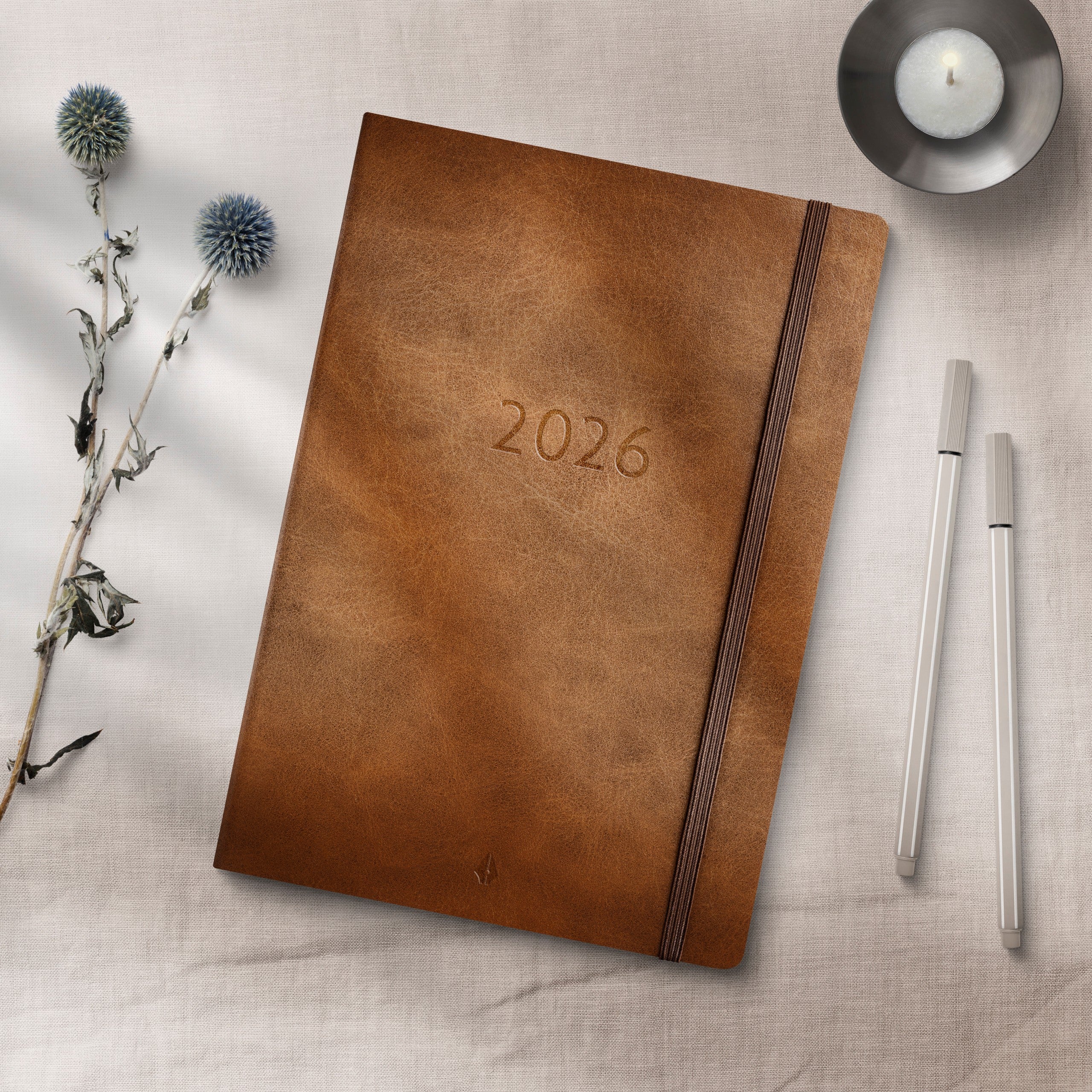 Kalender 2026 Agency Forma Deluxe brun