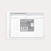 Tid- och materialrapport A5L 50 blad