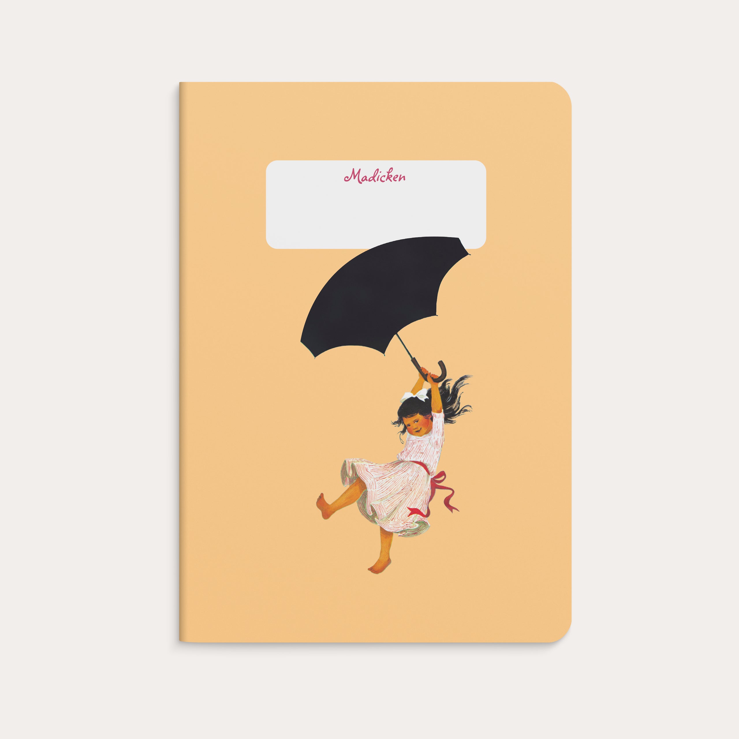 Anteckningsbok Madicken 2-p Astrid Lindgren & Ilon Wikland