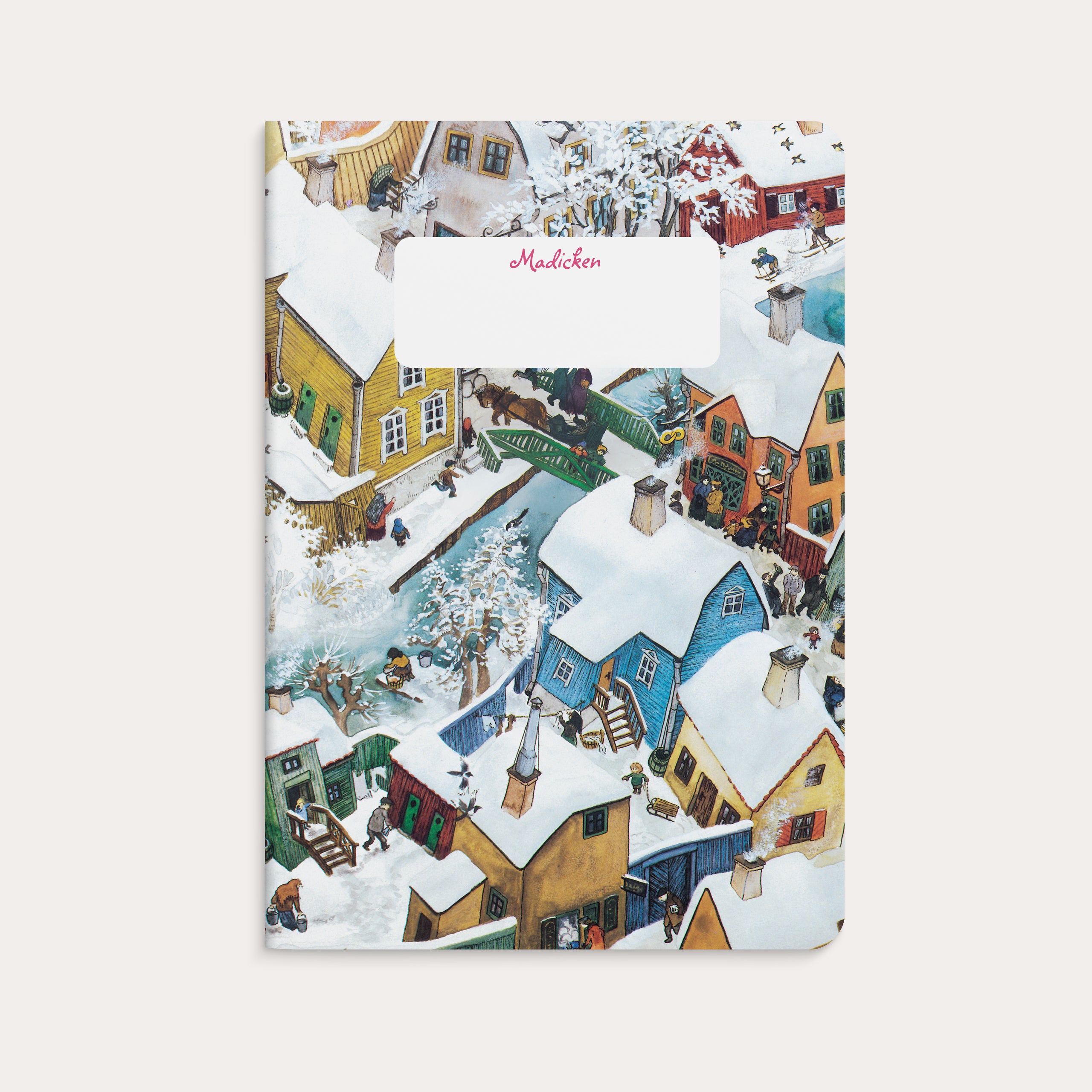 Anteckningsbok Madicken 2-p Astrid Lindgren & Ilon Wikland