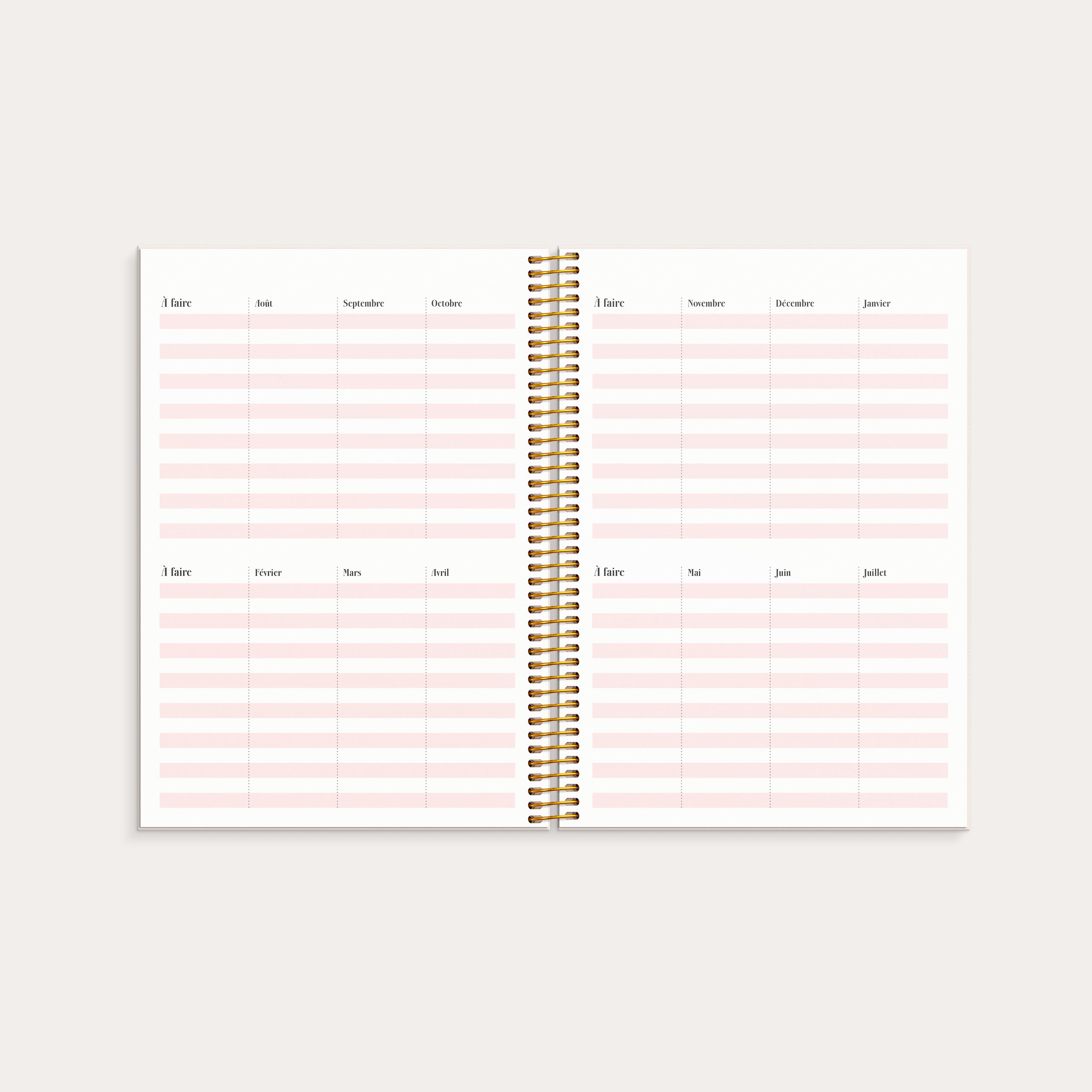 Life Planner Pink 2026