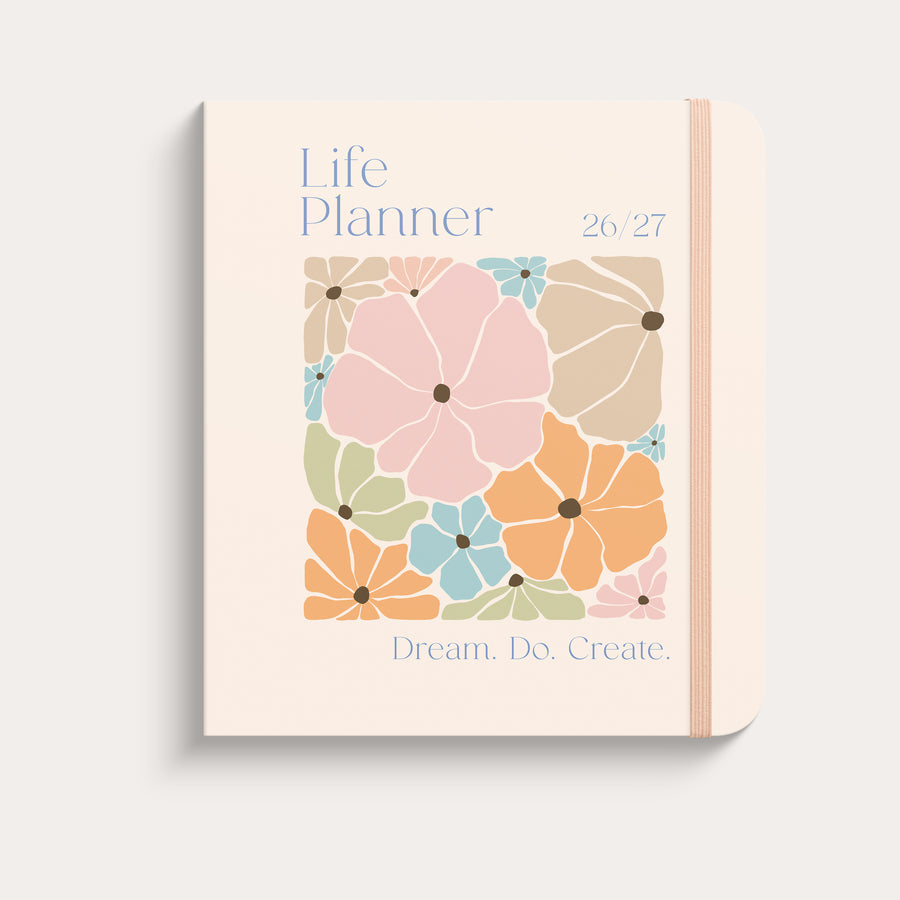 Life Planner Pastel Flowers 26/27