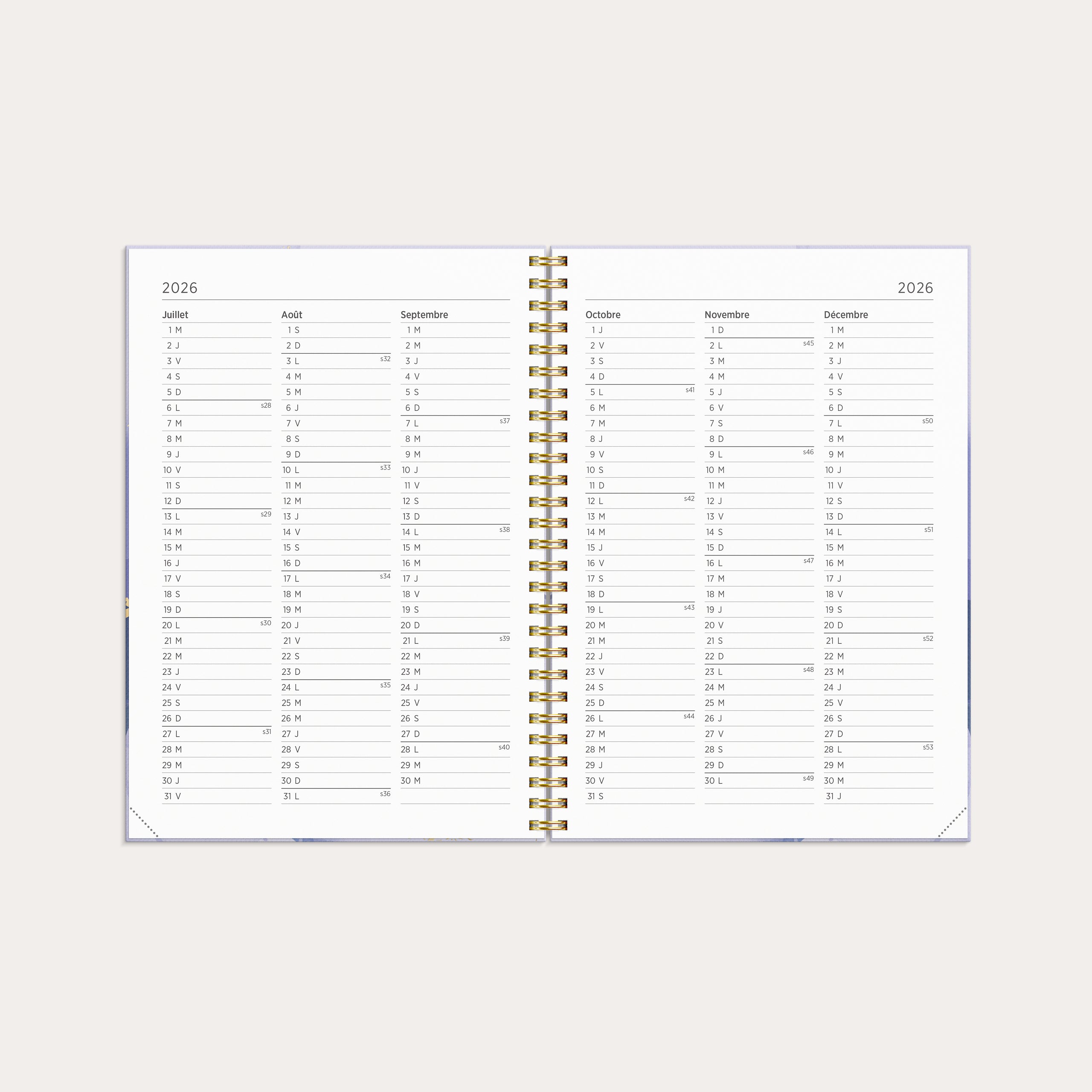 Agenda 2026 Senator A5 Marbre