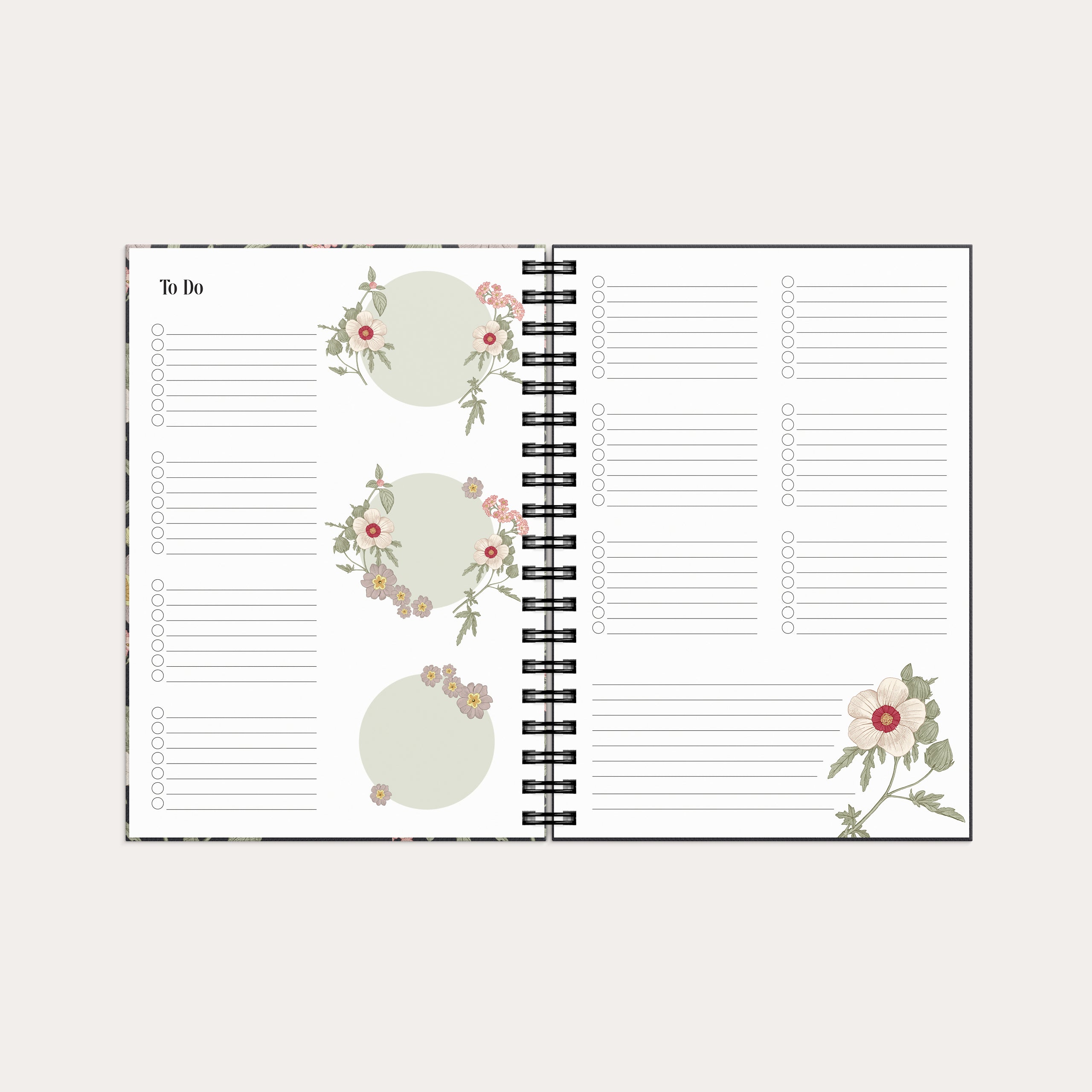 Kalender 2026 Life Planner Floral
