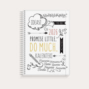 Kalenteri 2026 Scribble A5