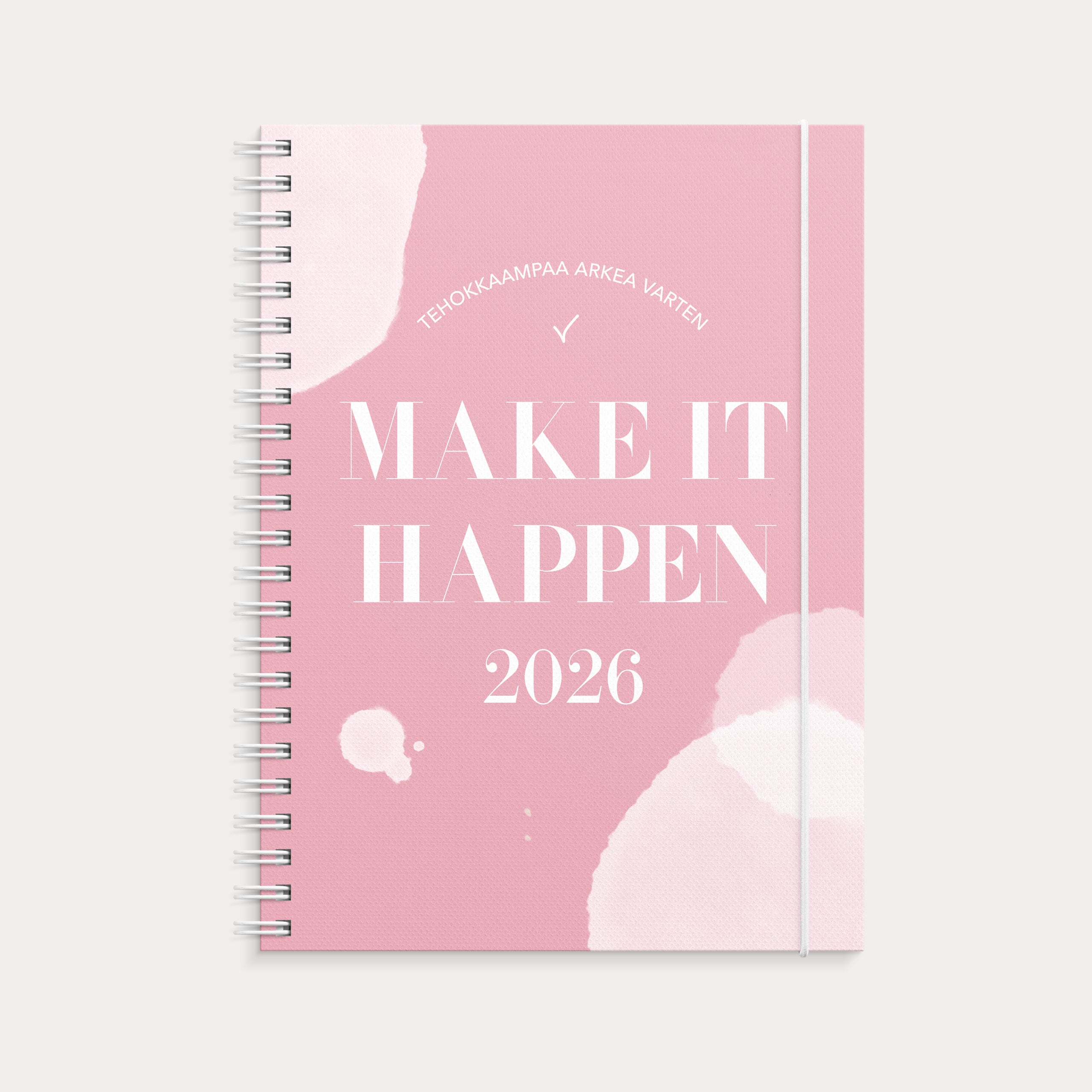 Kalender 2026 Make It Happen rosa