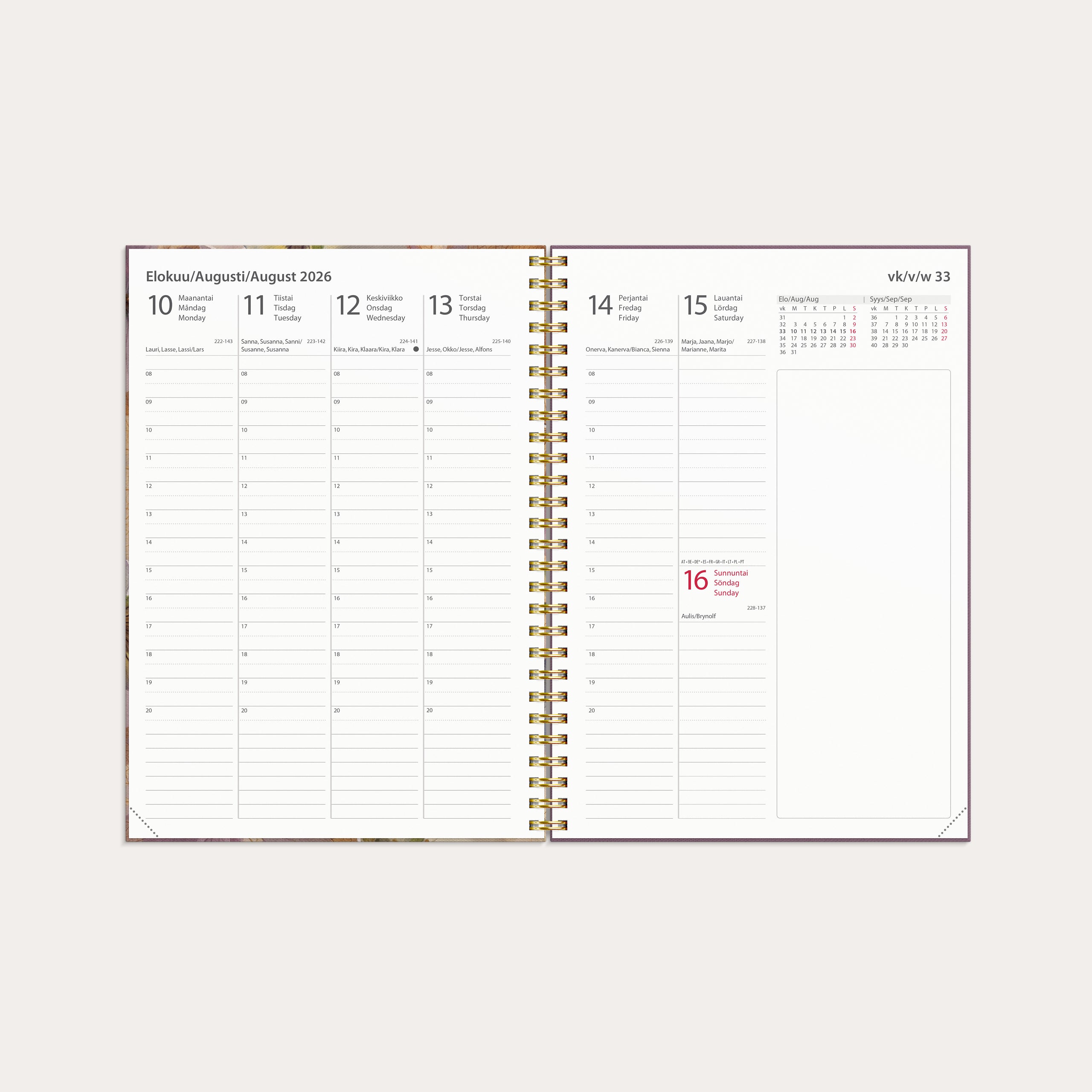 Kalender 2026 Business Story pensé