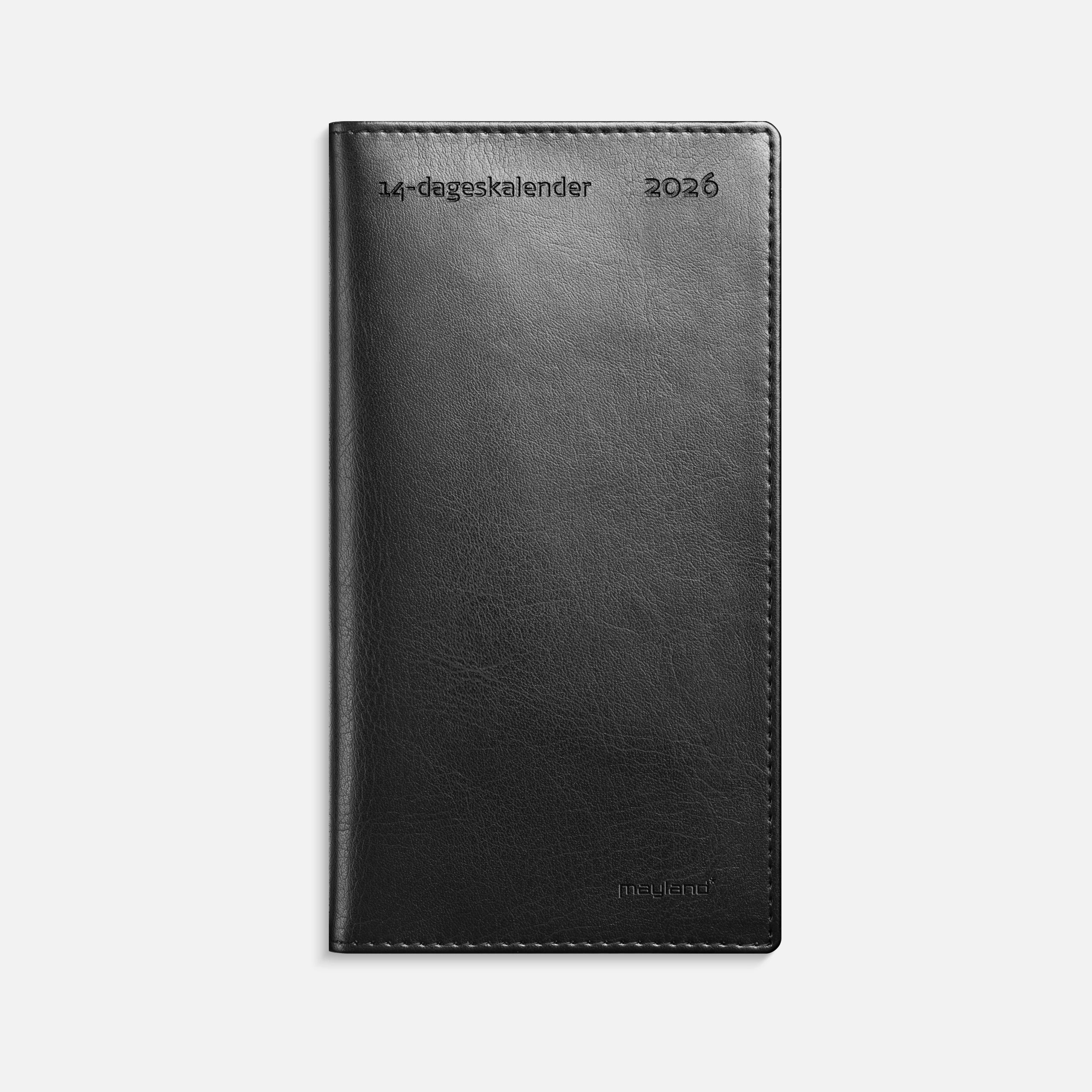 14 dages kalender sort kunstskind 2026